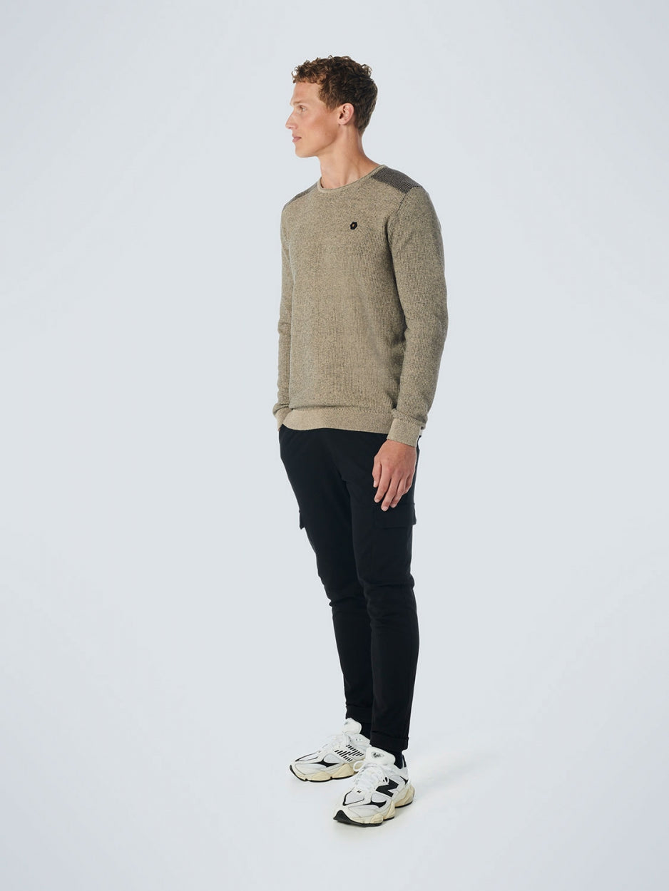 Pullover Crewneck 2 Coloured Jacquard