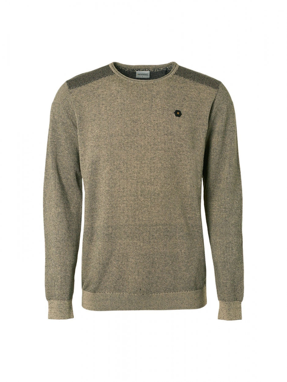 Pullover Crewneck 2 Coloured Jacquard