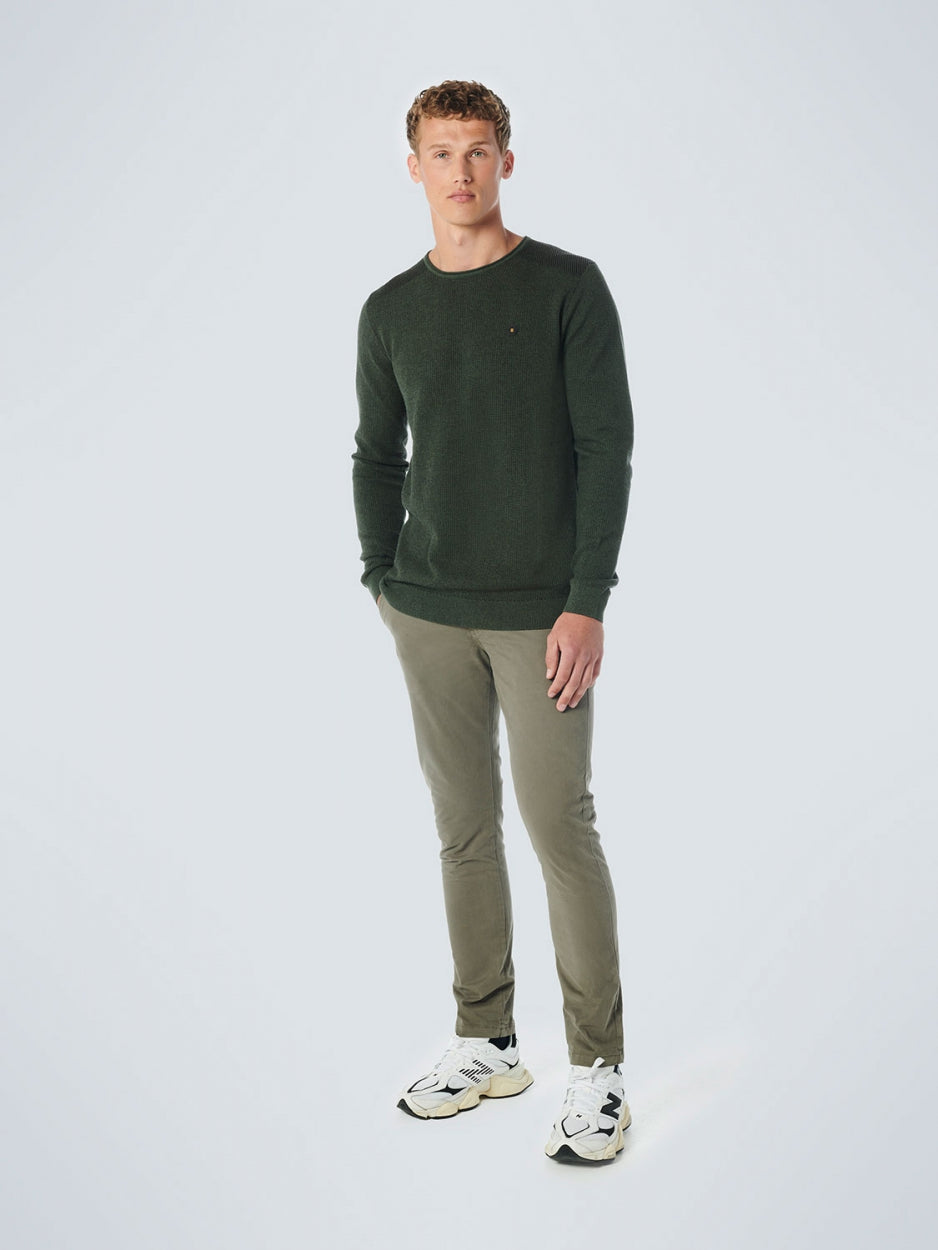 Pullover Crewneck 2 Coloured Jacquard