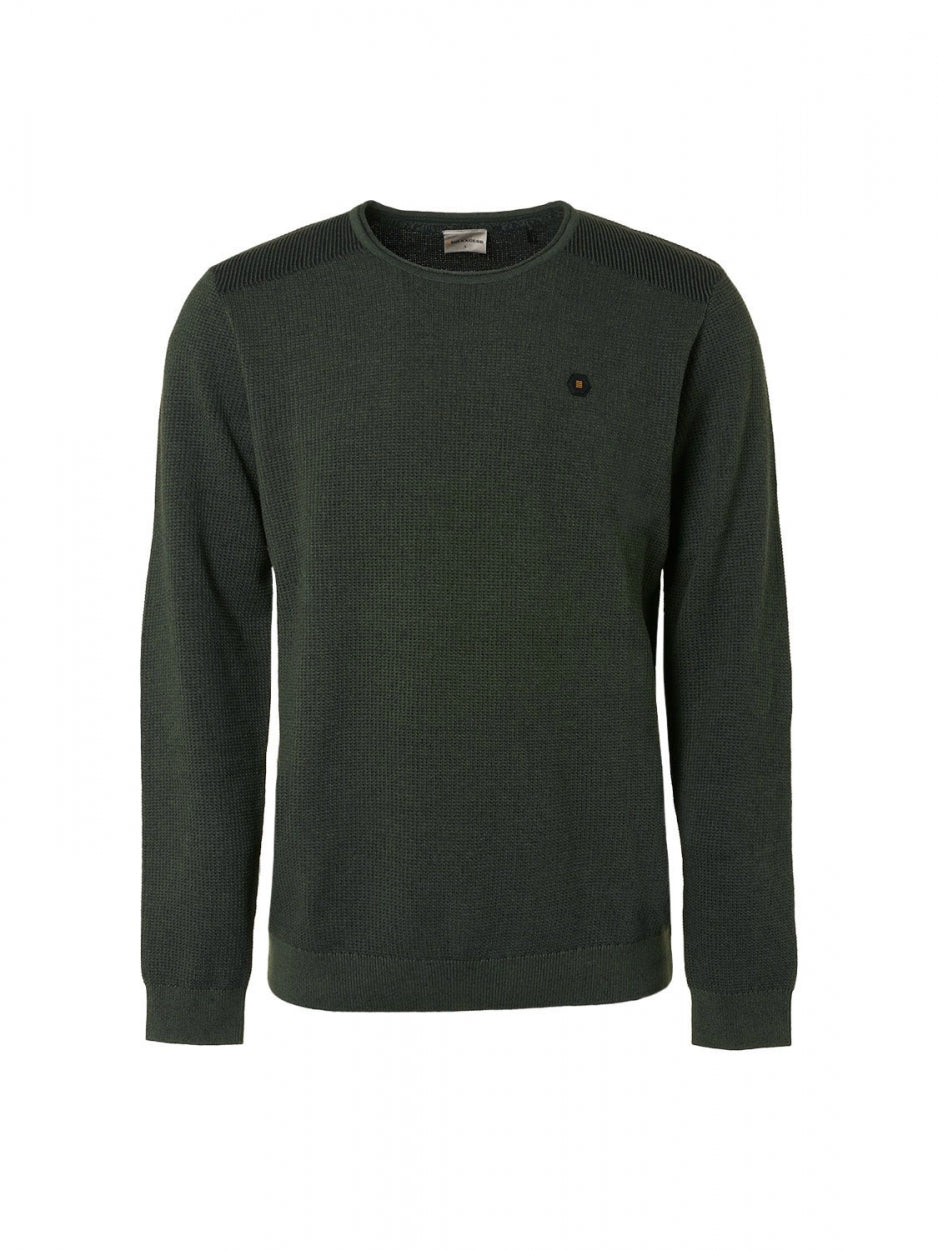 Pullover Crewneck 2 Coloured Jacquard