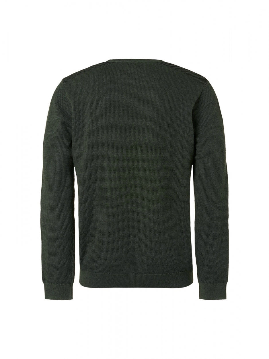 Pullover Crewneck 2 Coloured Jacquard
