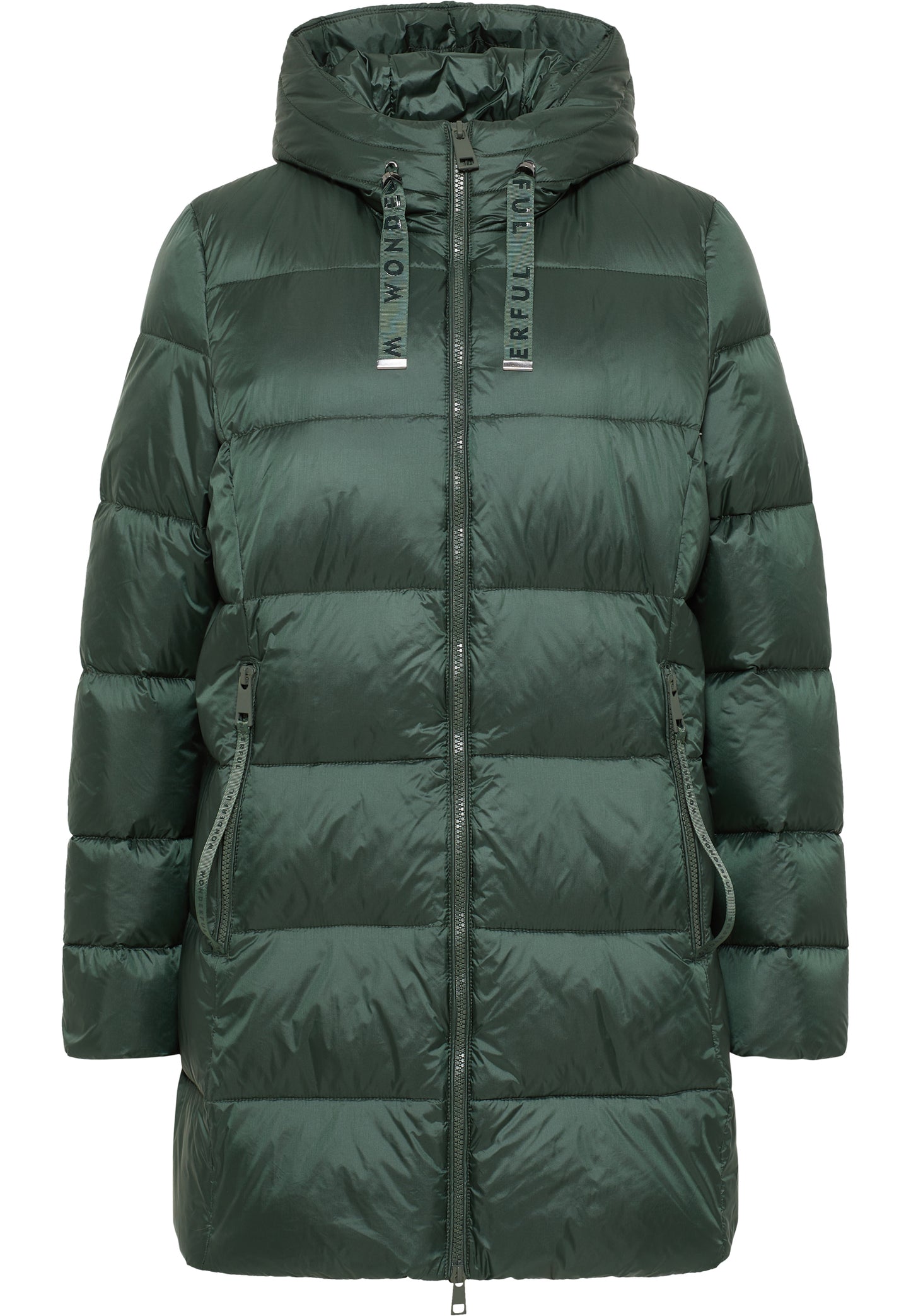 Daunenjacke mit Kapuze