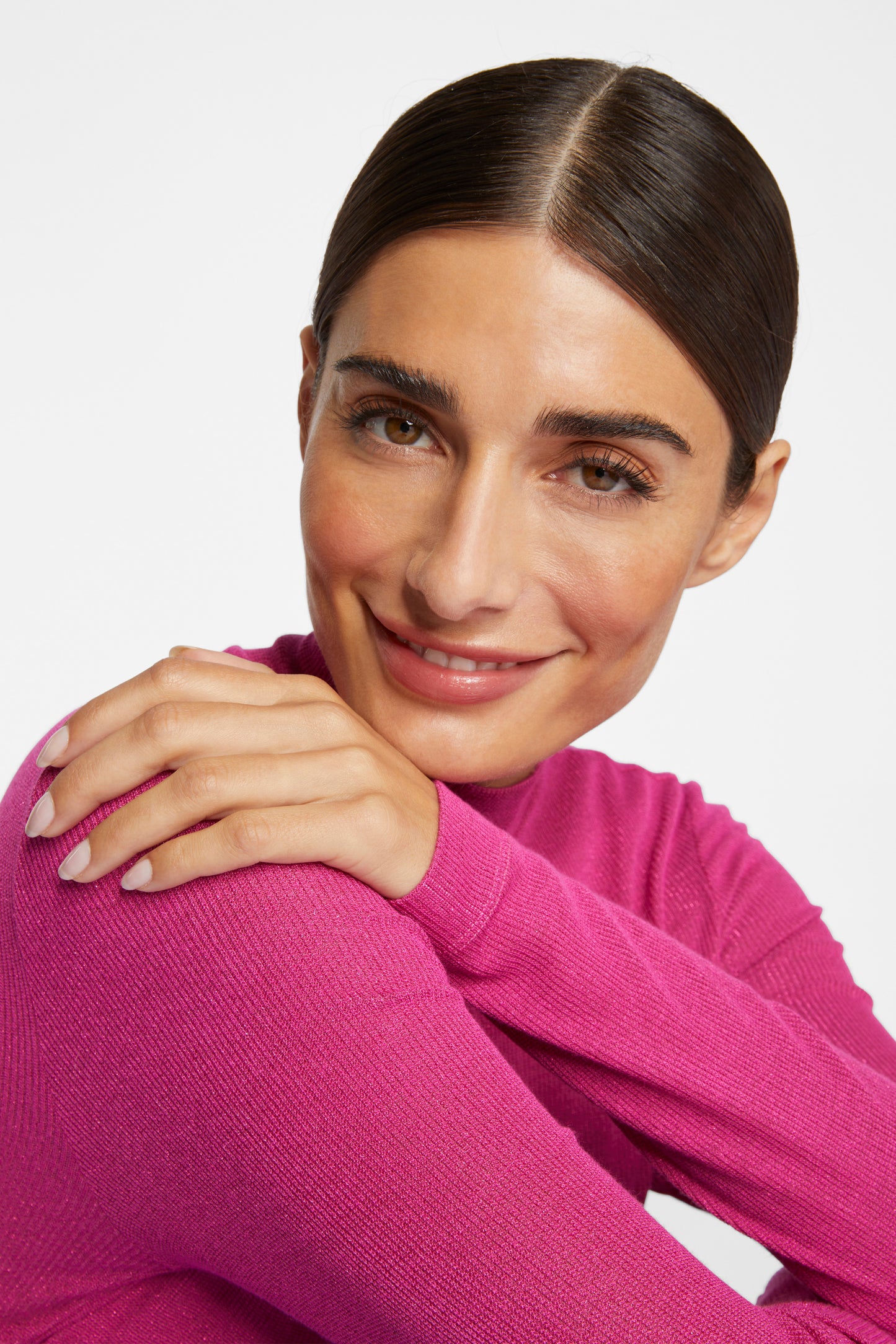 EcoVero Rib Lurex Turtleneck Longsleeve