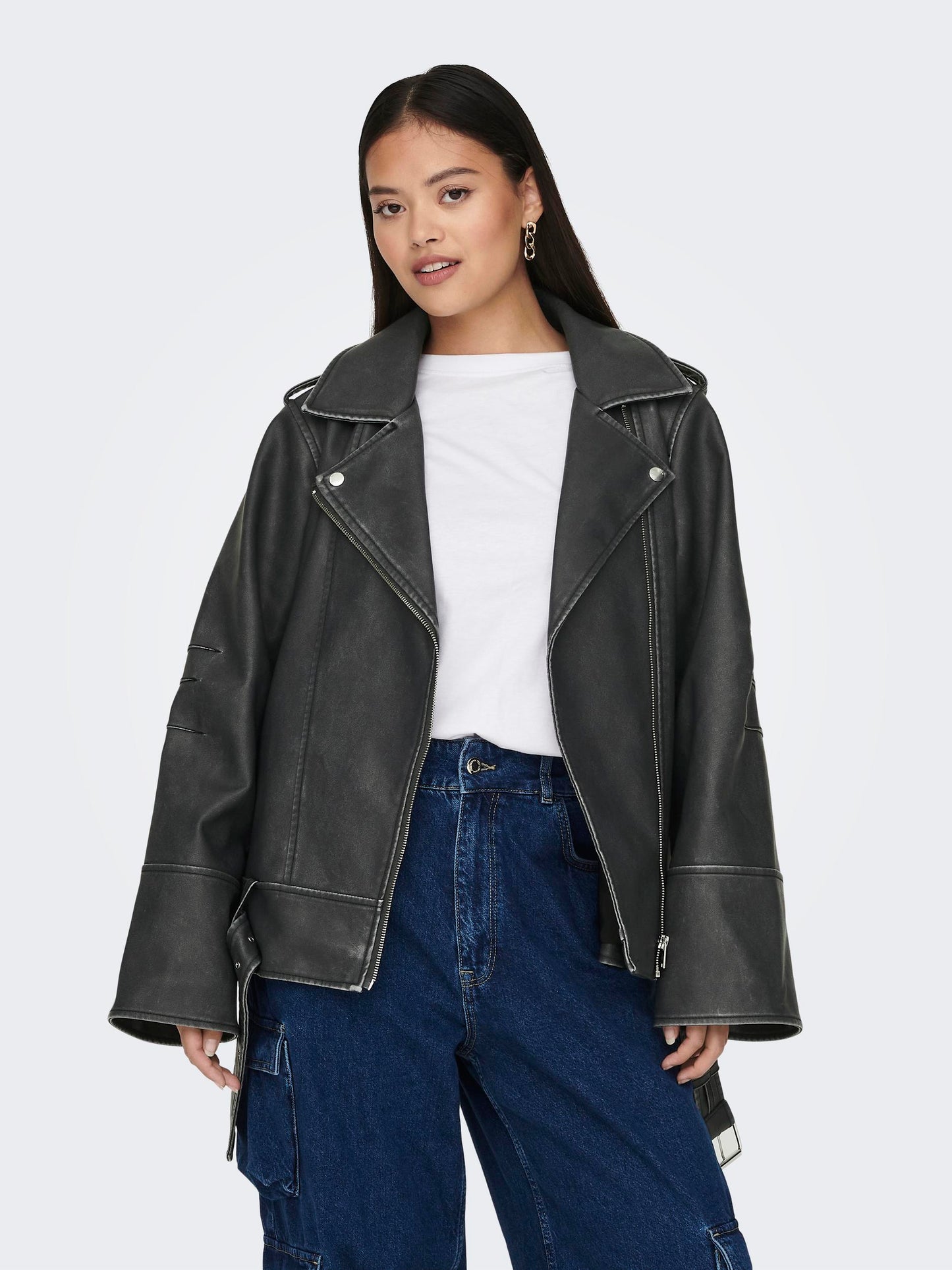 ONLMINA FAUX LEATHER OVZ.JACKET OTW