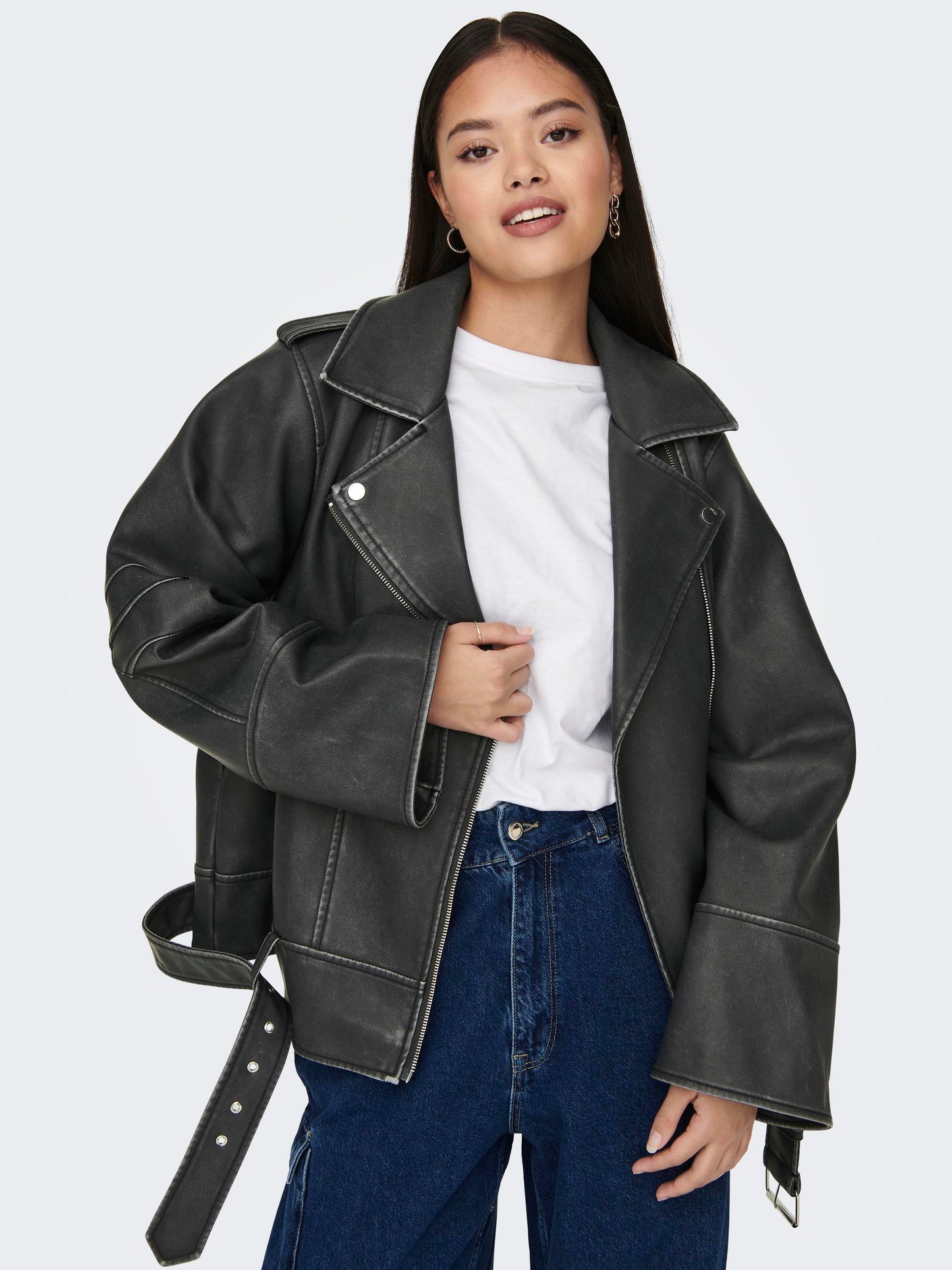 ONLMINA FAUX LEATHER OVZ.JACKET OTW