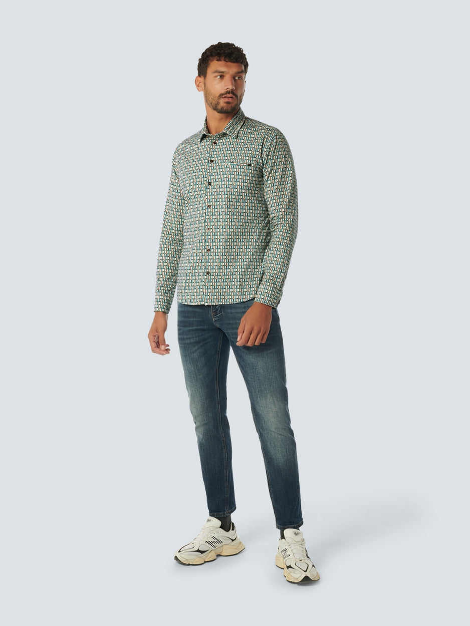 Shirt Stretch Allover Printed