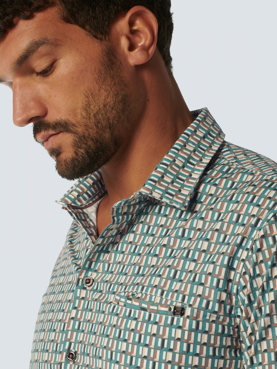 Shirt Stretch Allover Printed