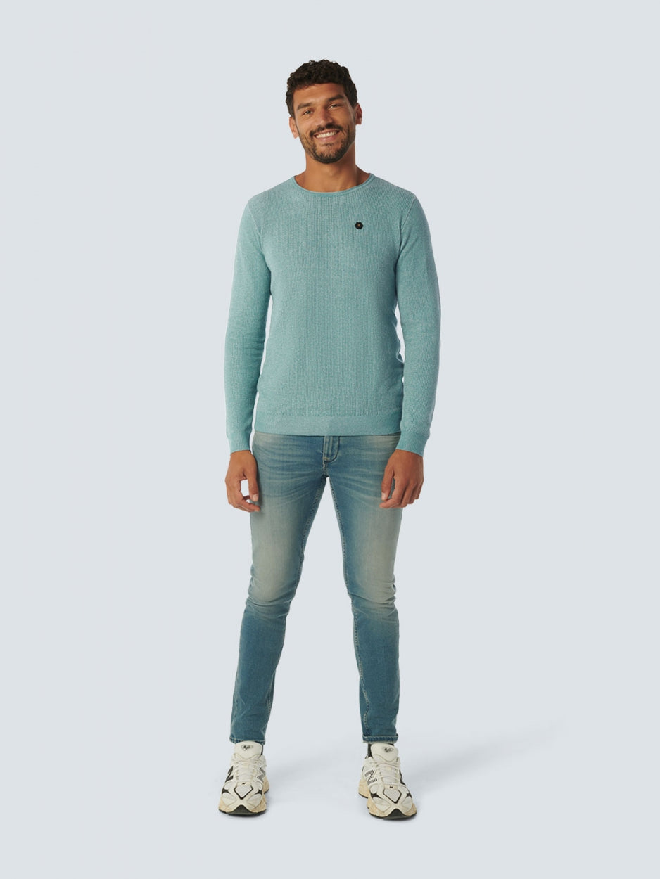 Pullover Crewneck 2 Coloured Jacquard