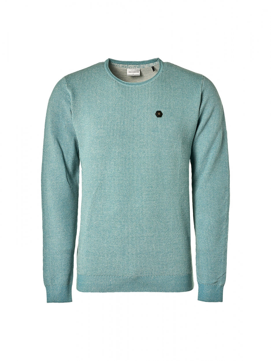 Pullover Crewneck 2 Coloured Jacquard