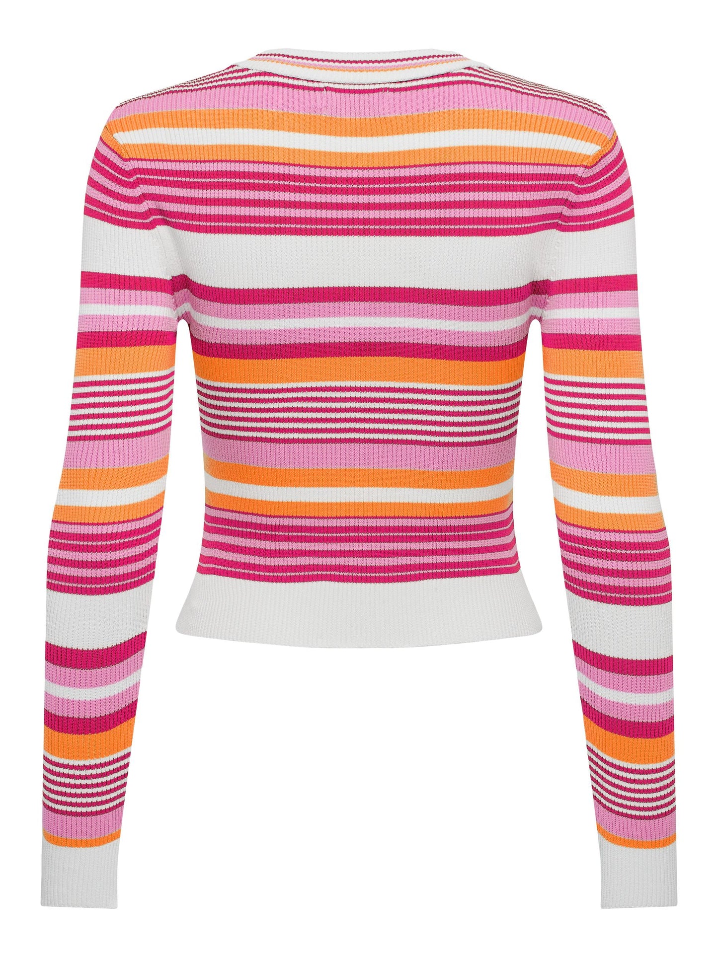 ONLMELEKA LS CROPPED STRIPE ONECK CC KNT