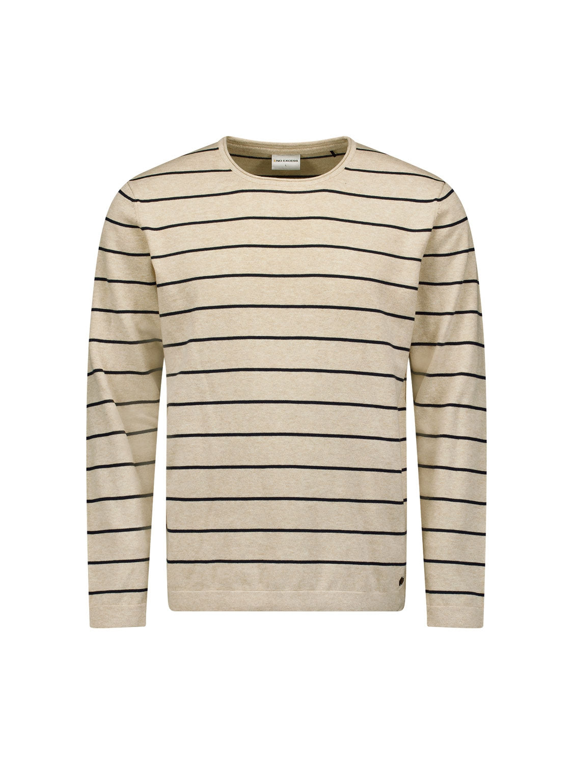 Pullover Crewneck 2 Coloured Stripe