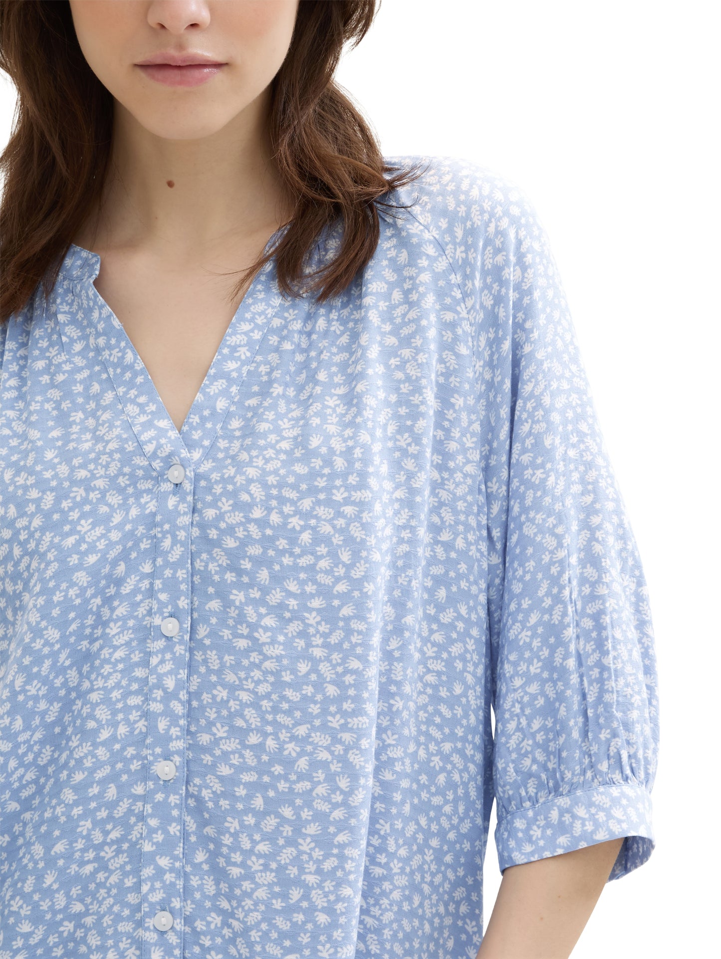 Bluse mit Ballonärmeln