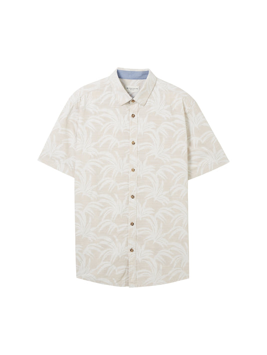 printed slubyarn shirt