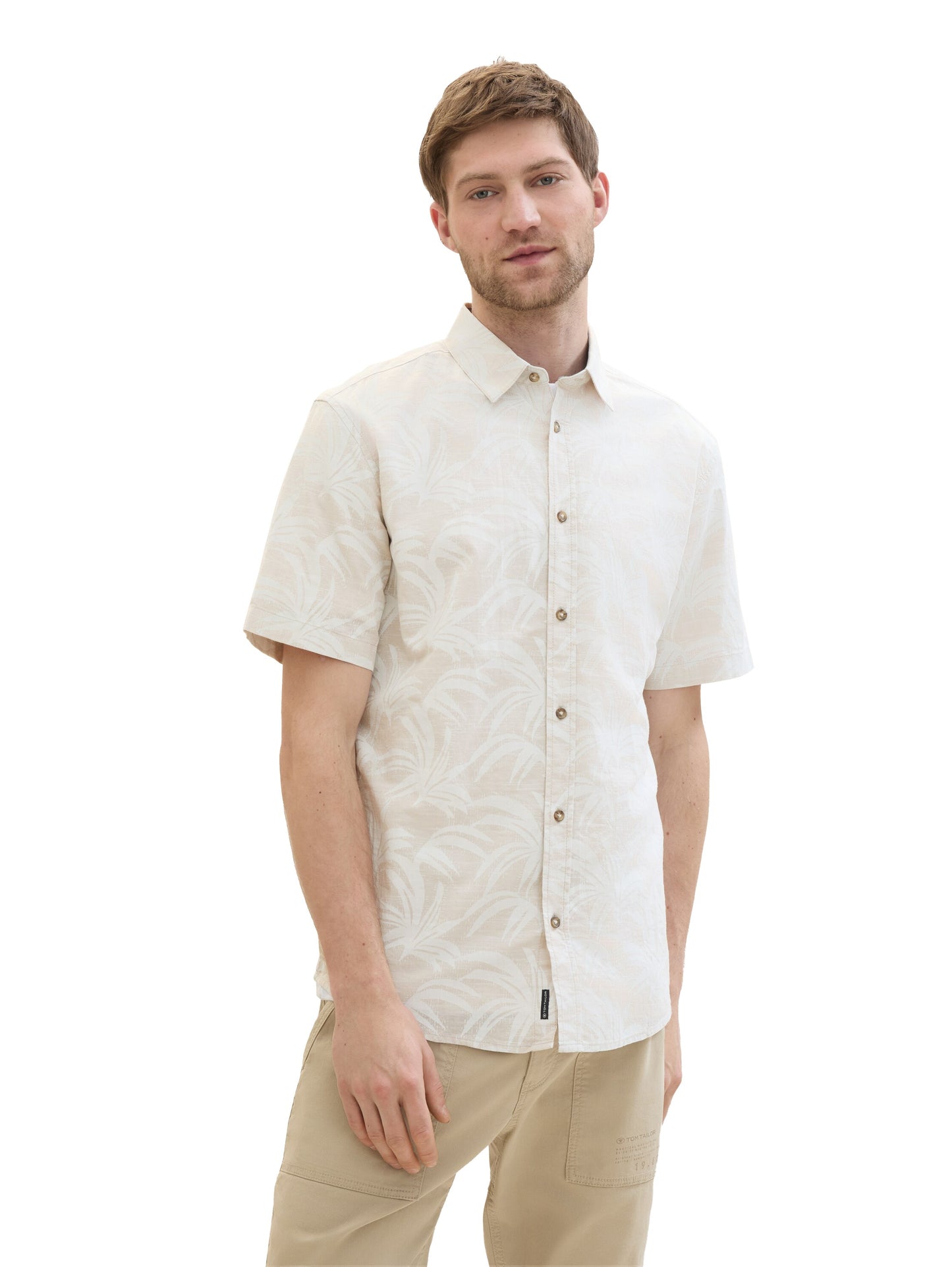 printed slubyarn shirt