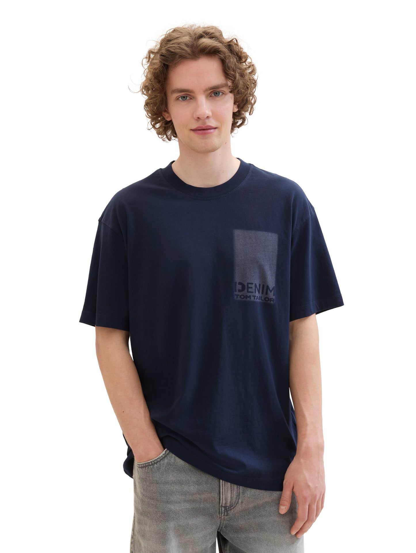 relaxed laserprint t-shirt