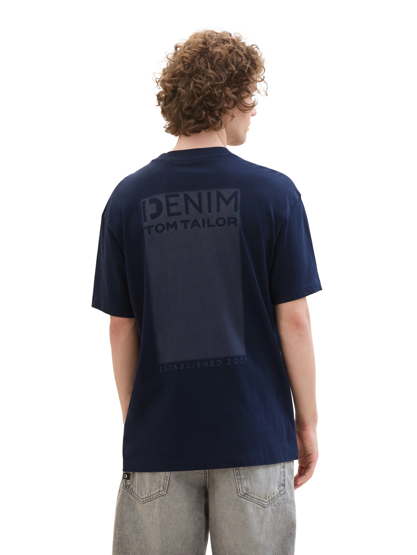 relaxed laserprint t-shirt