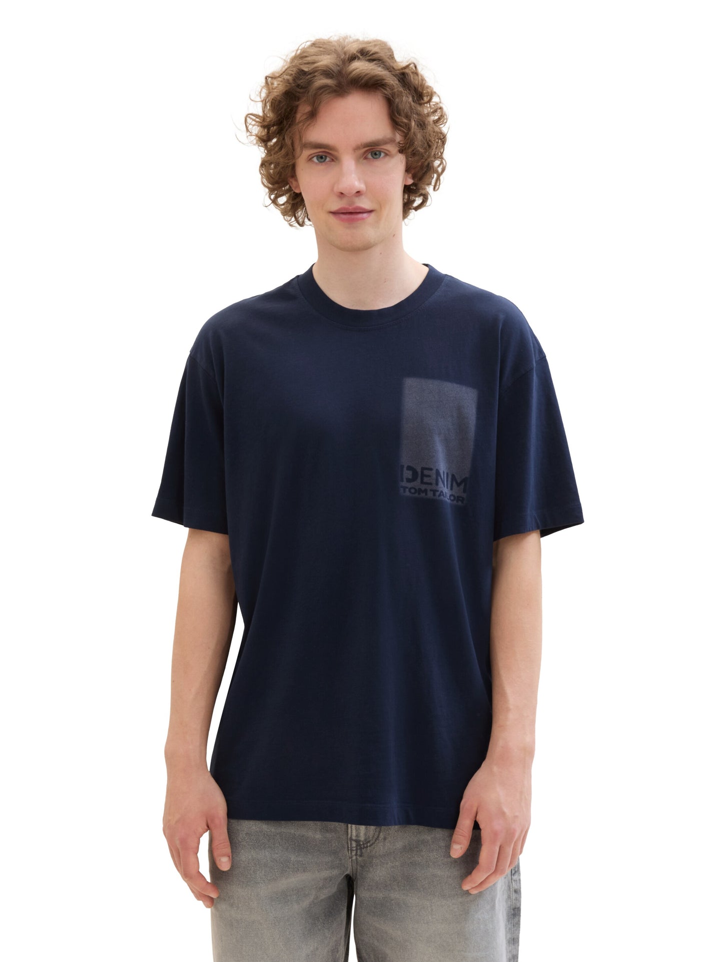 relaxed laserprint t-shirt