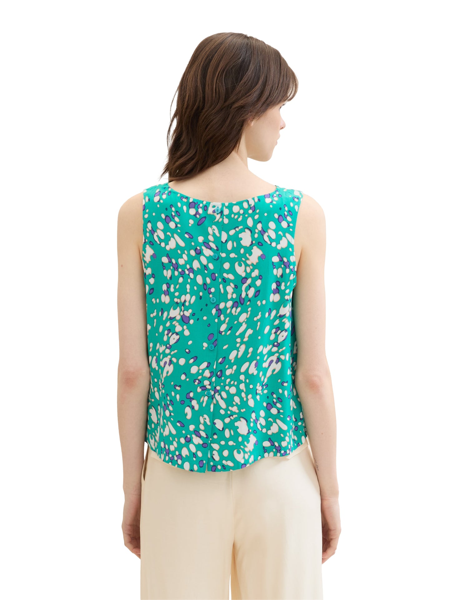 printed viscose top