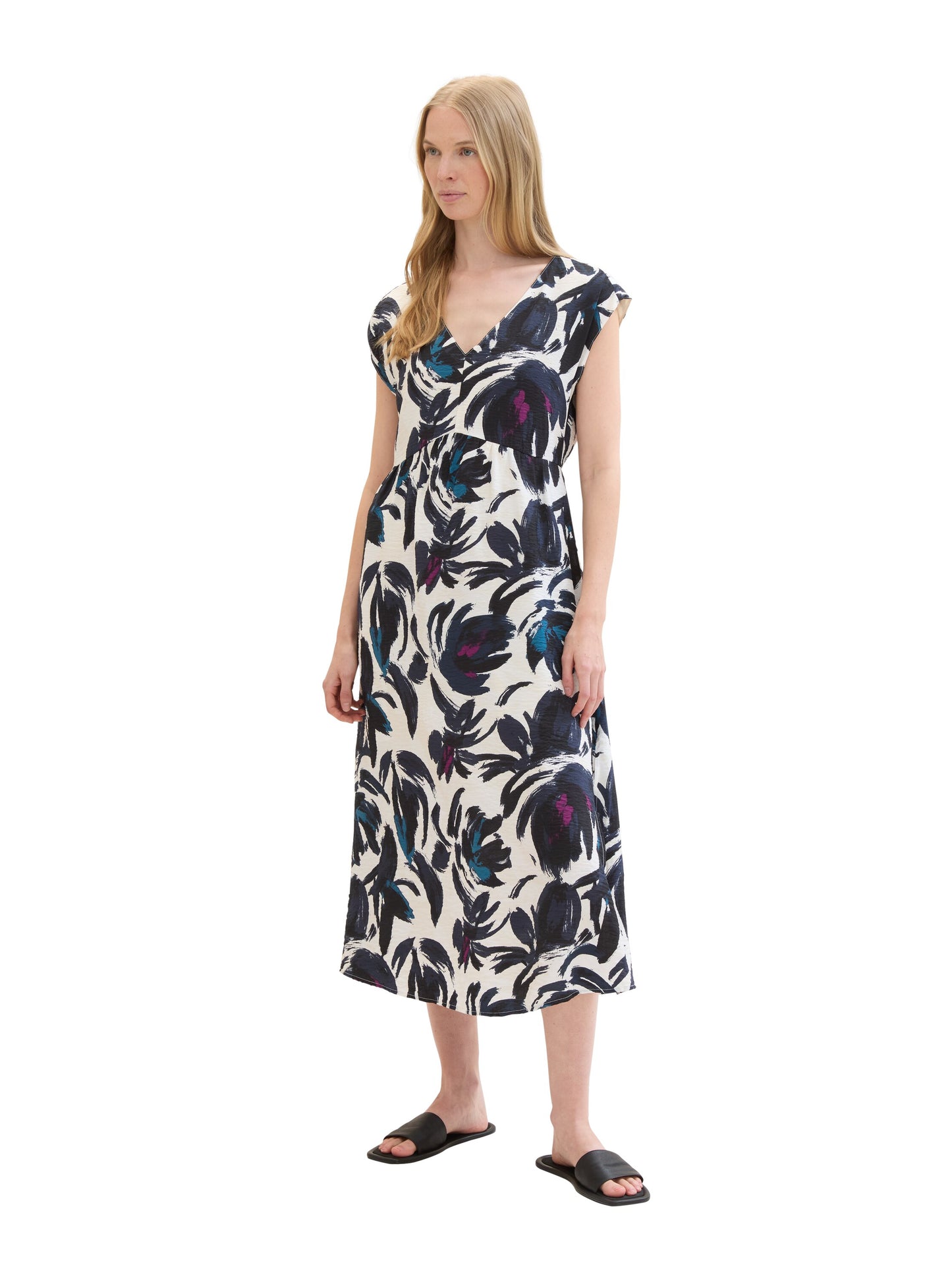 printed airblow dress