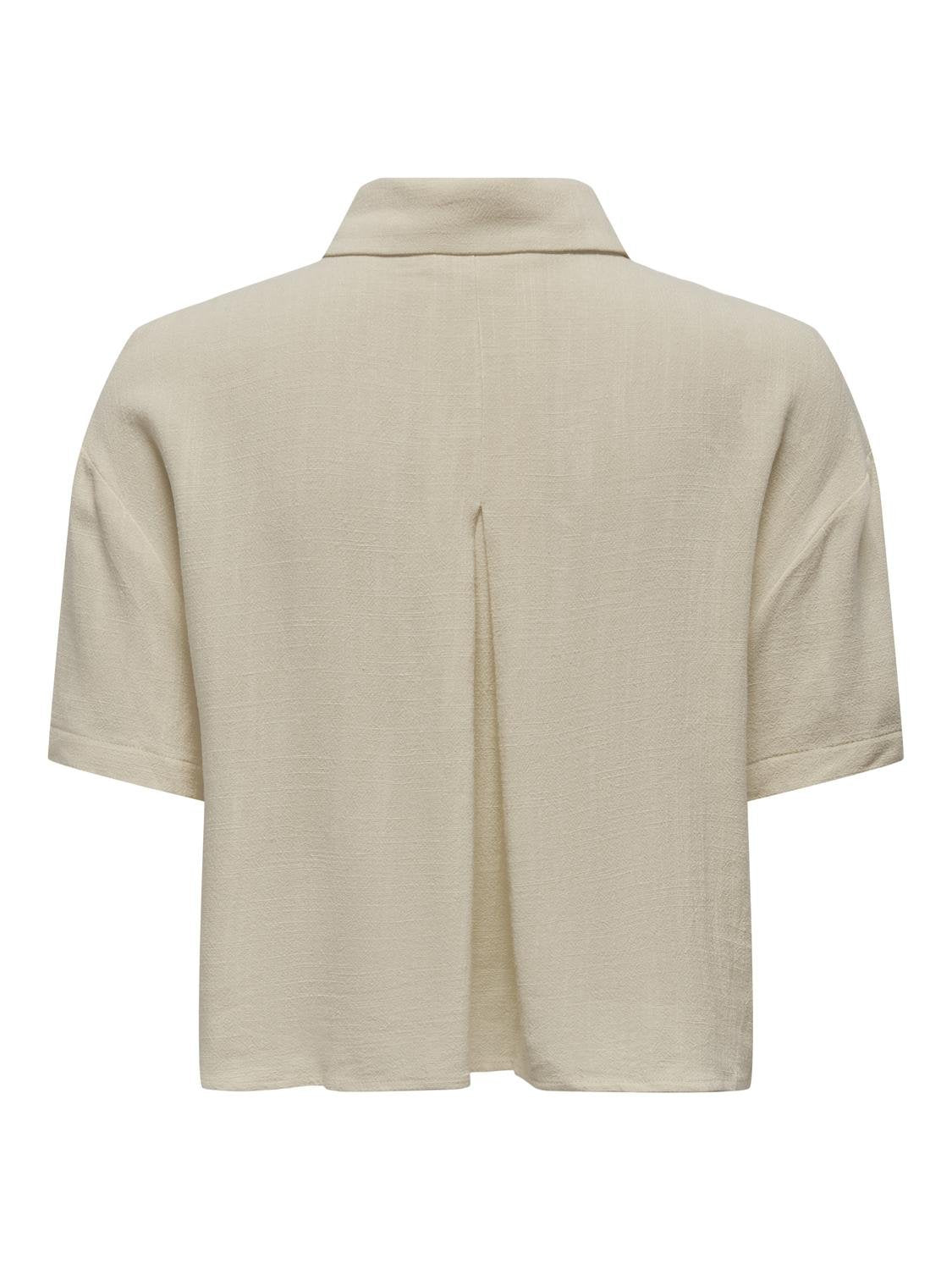 ONLSIESTA S/S BOXY LINEN BL SHIRT PNT