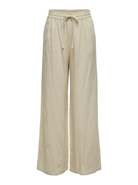 JDYSAY HW LINEN WIDE PANT WVN NOOS