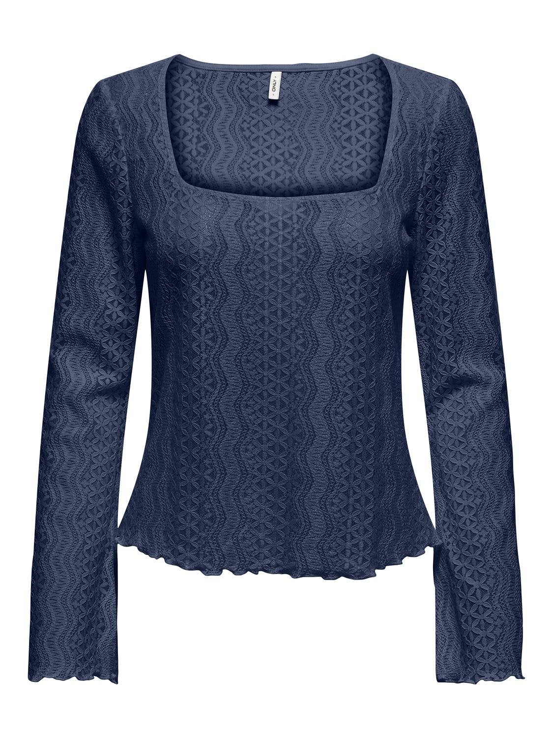 ONLMEDELINA L/S FLARED TOP JRS