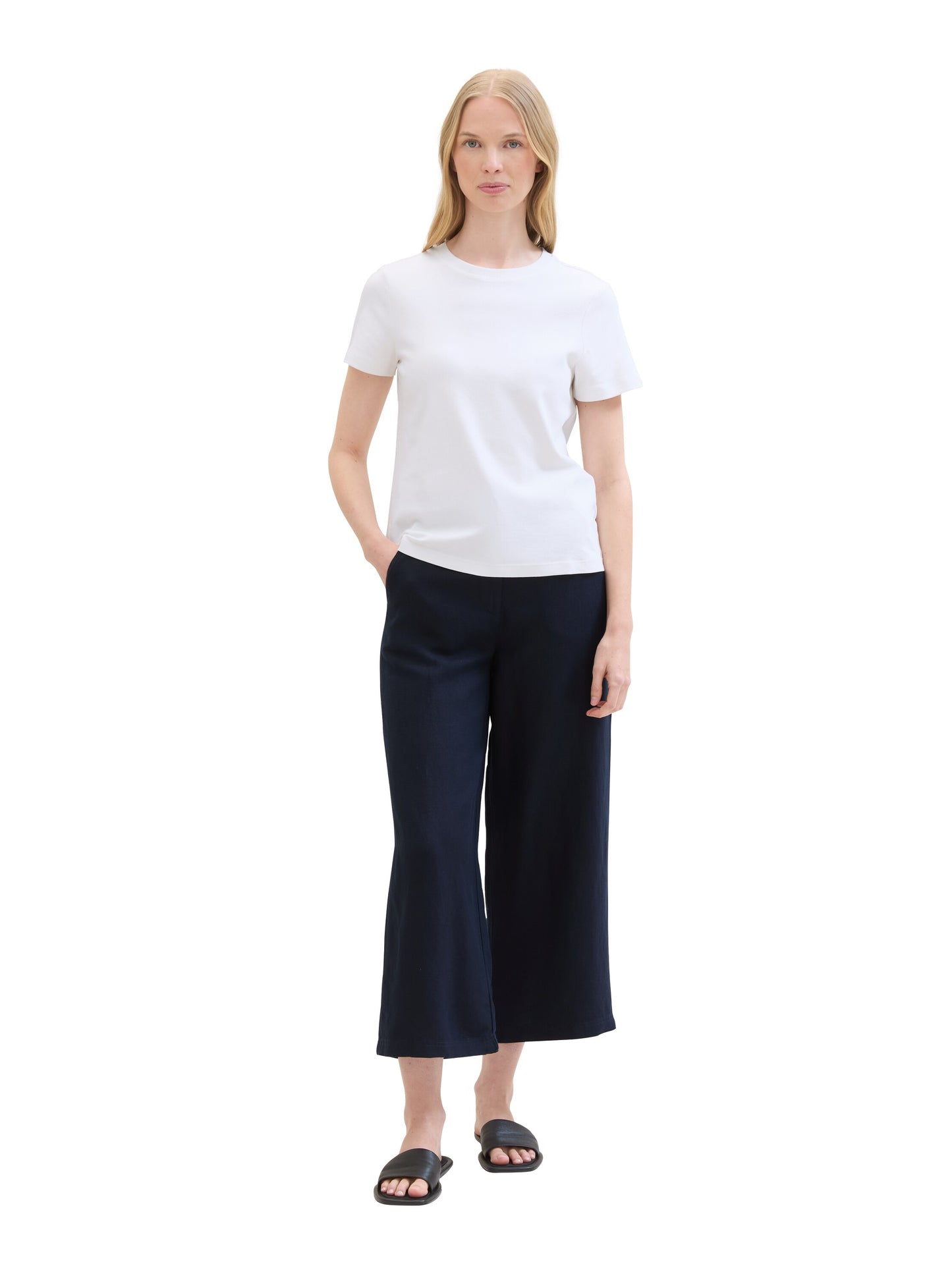 Culotte Hose mit Leinen