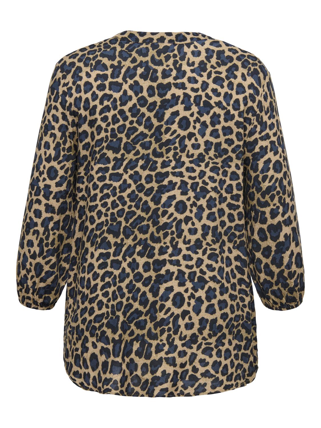 CARBABOOST LIFE 3/4 SLEEVE BLOUSE AOP