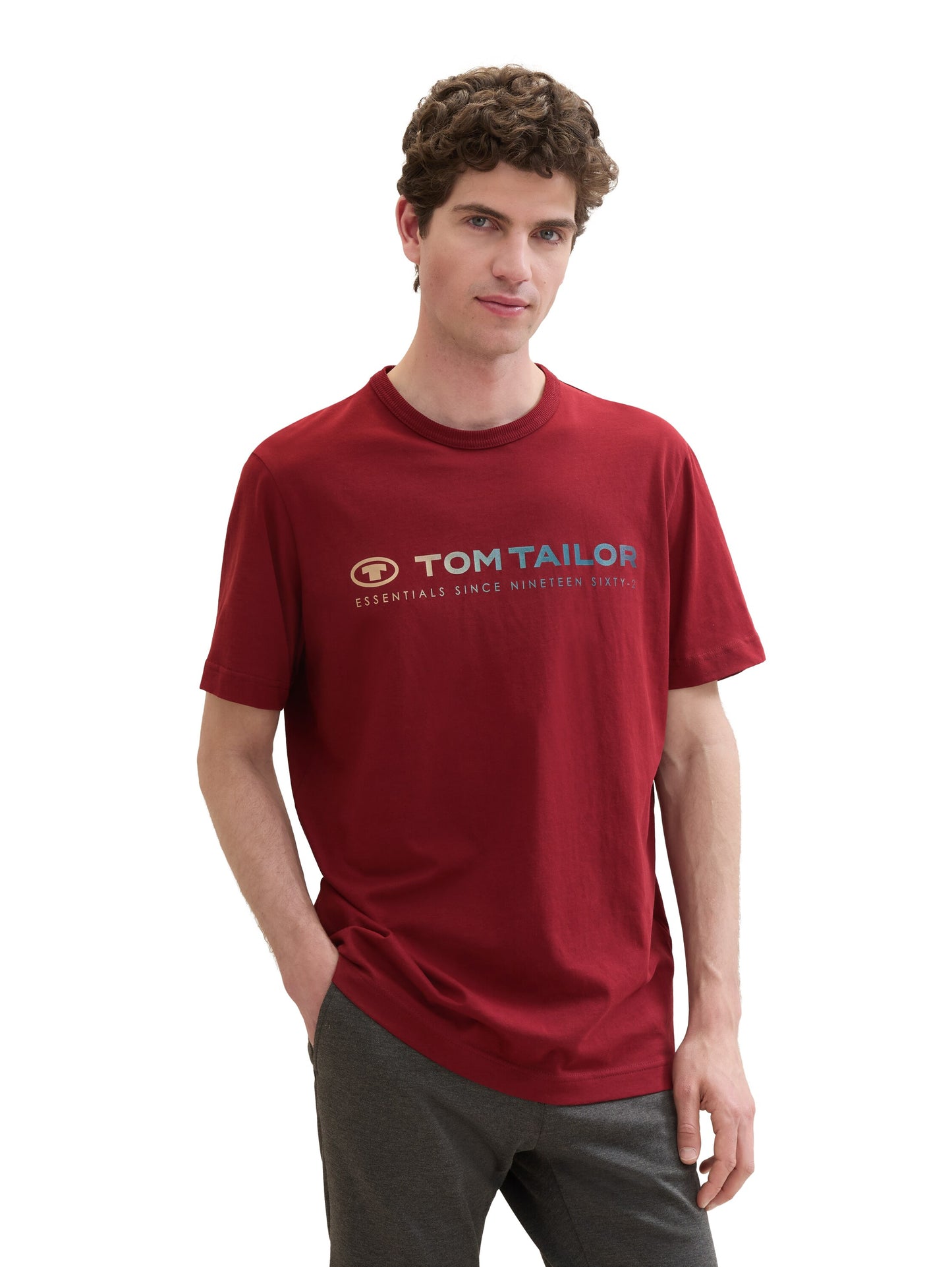 T-Shirt mit Logo Print