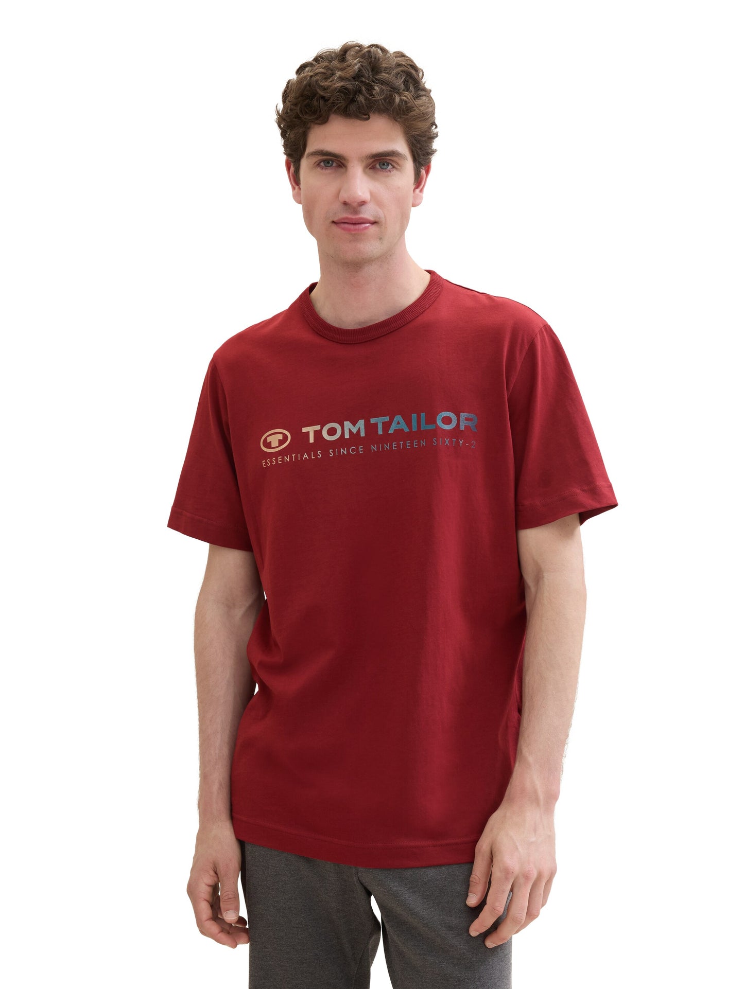 T-Shirt mit Logo Print