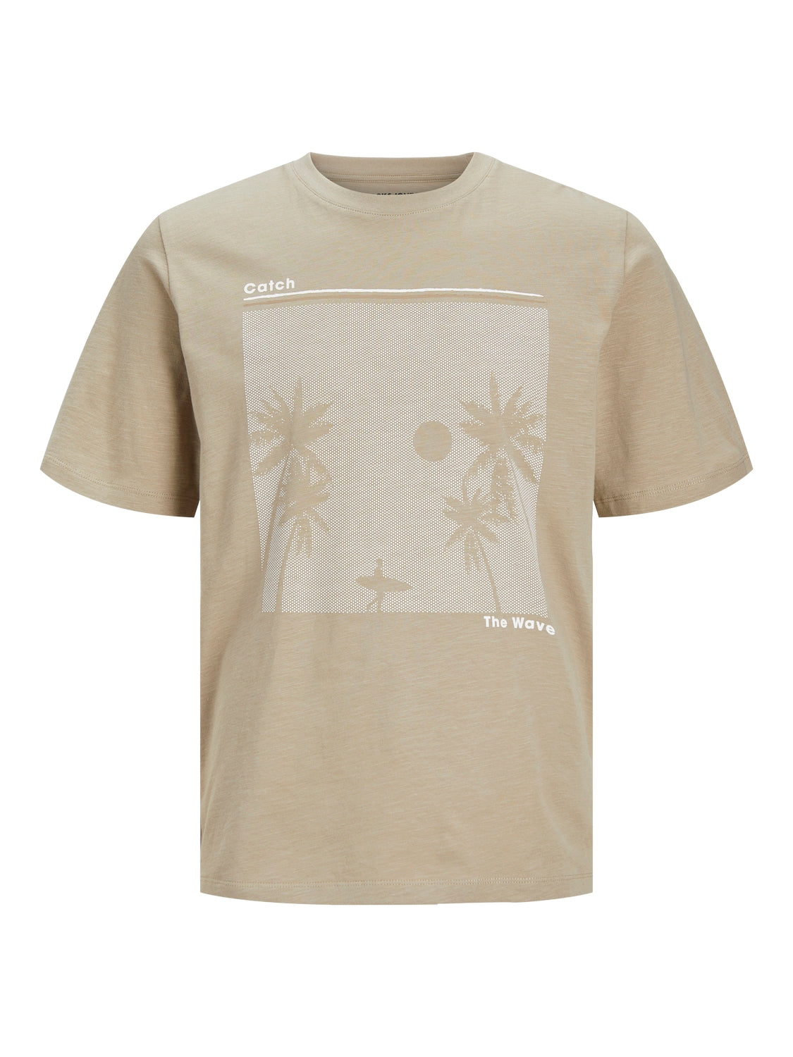 JJPAJA PALM TEE SS CREW NECK