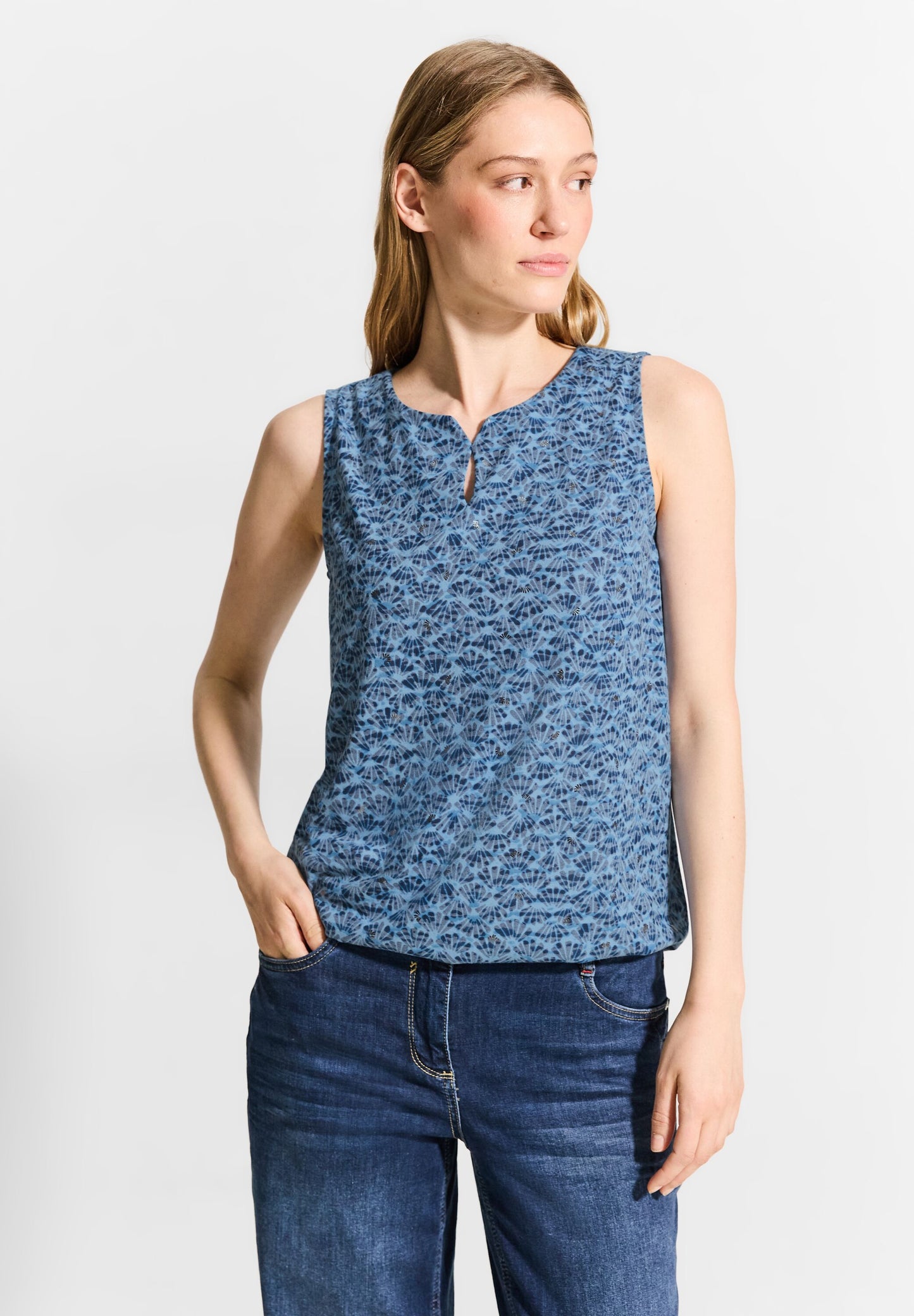 Burn-Out Print Top