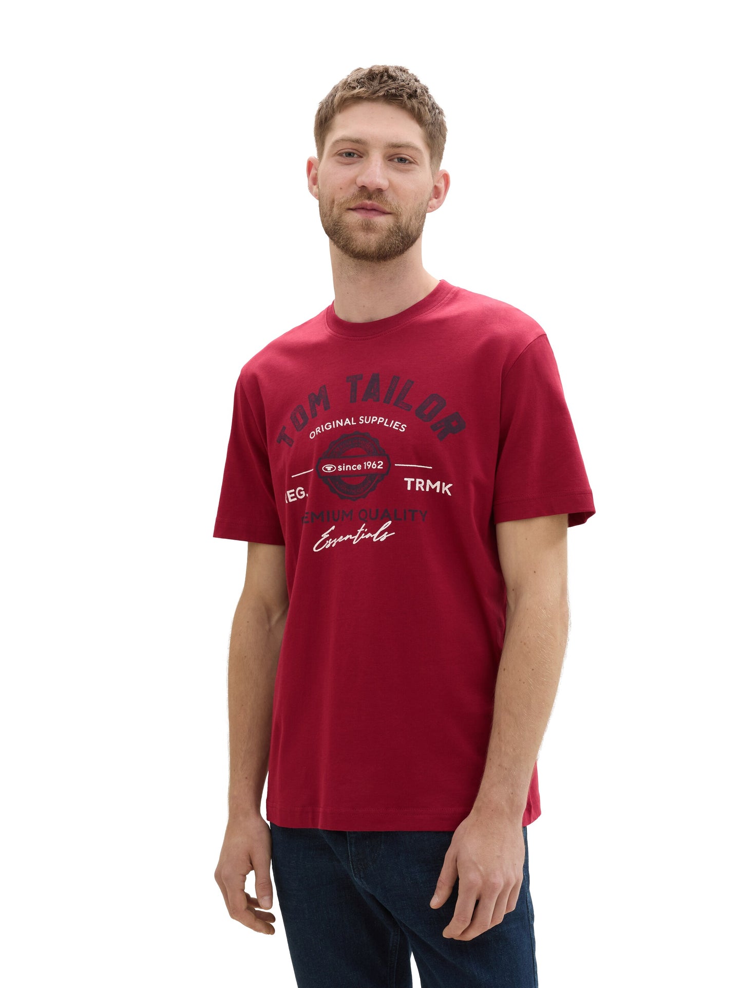 T-Shirt mit Logo Print