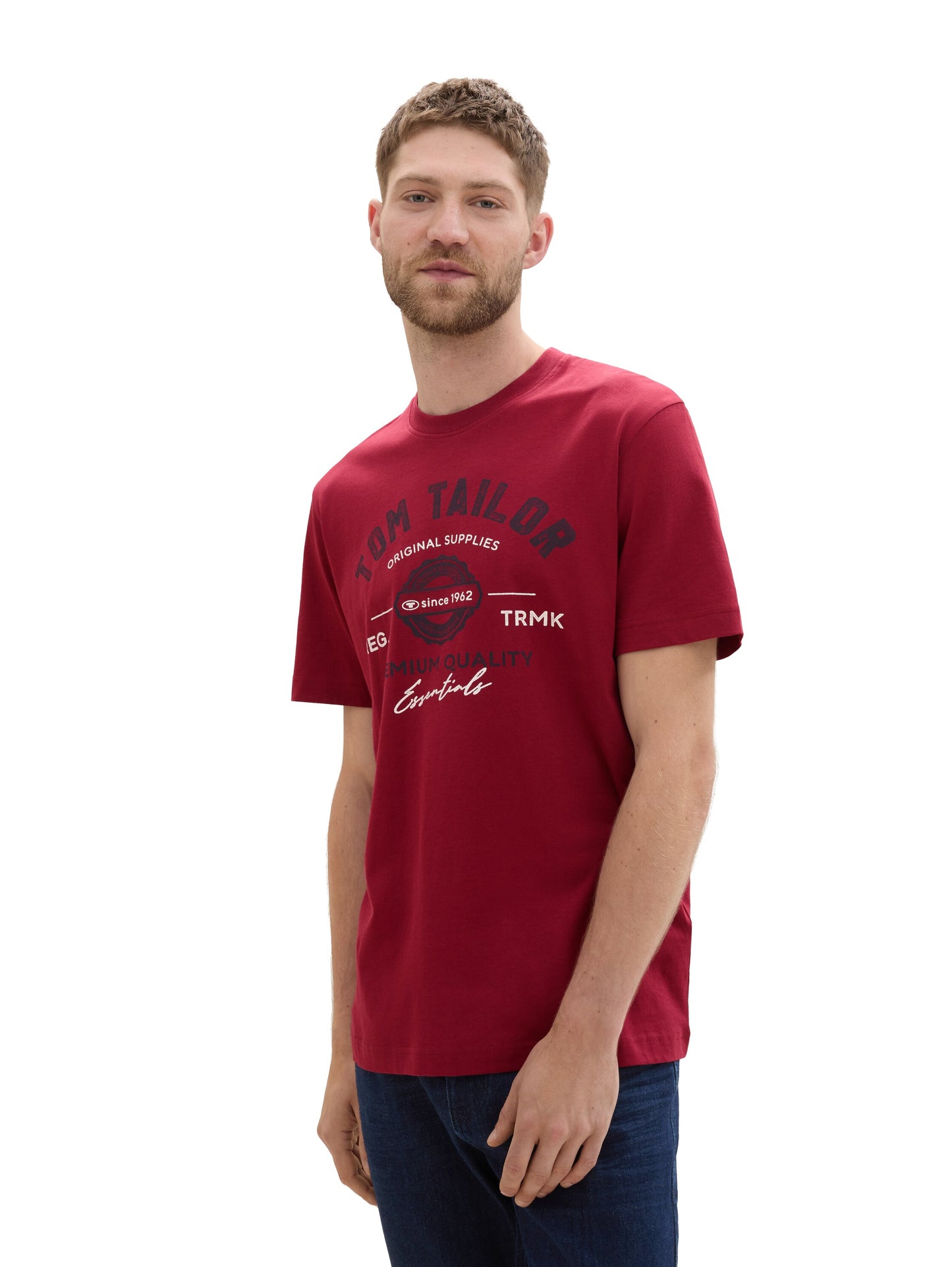 T-Shirt mit Logo Print