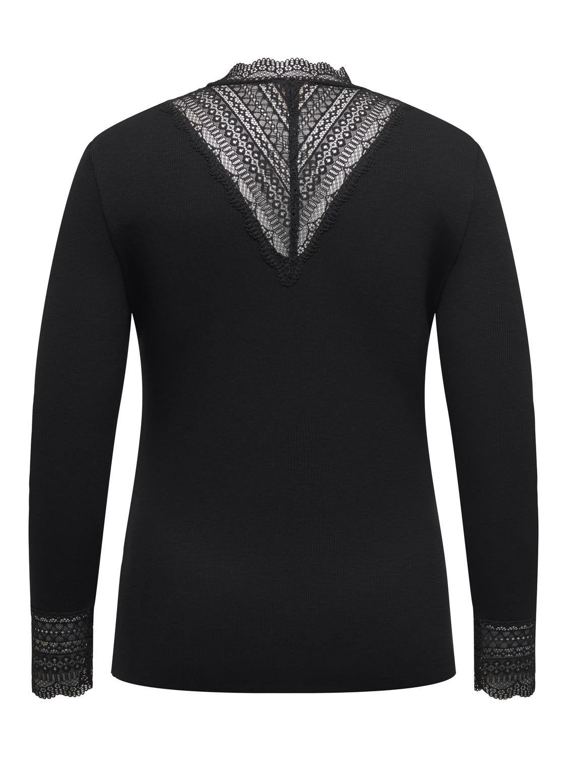 CARTILDE RIB LACE L/S TOP JRS