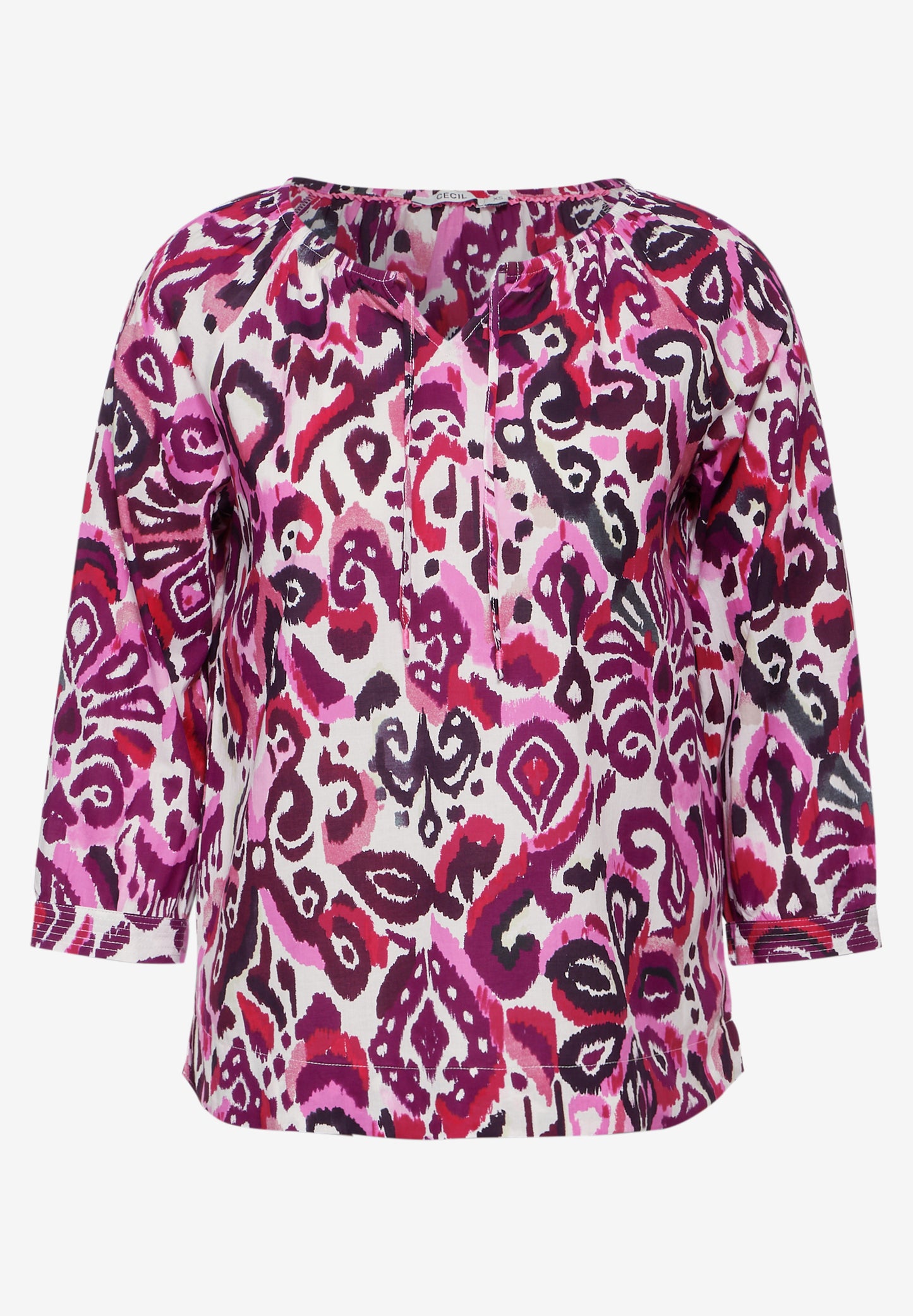 Tunika Bluse mit Print