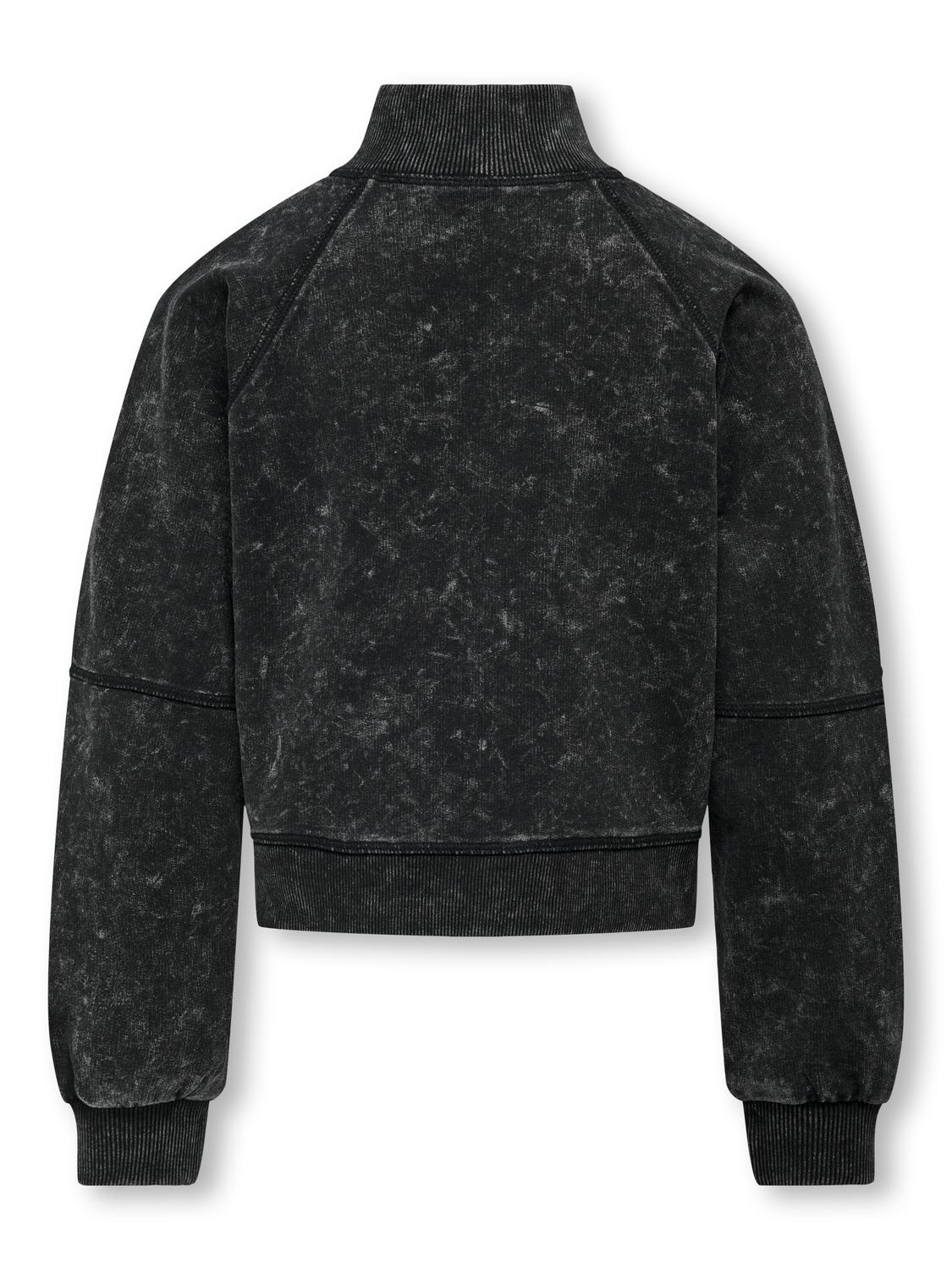 KOGDONNA L/S HALF ZIP WASHED UB SWT