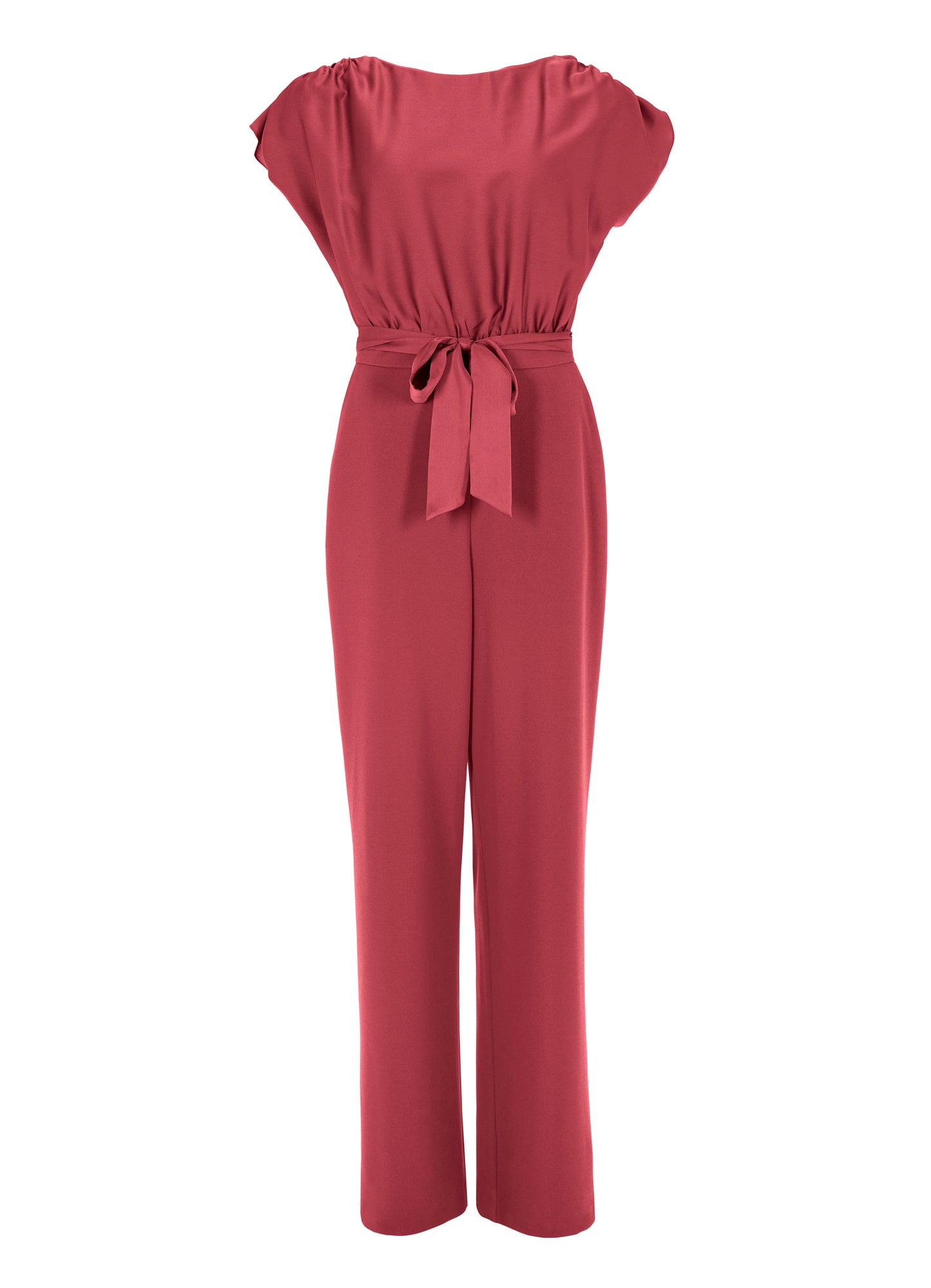 Jumpsuit mit Hose aus Crepe