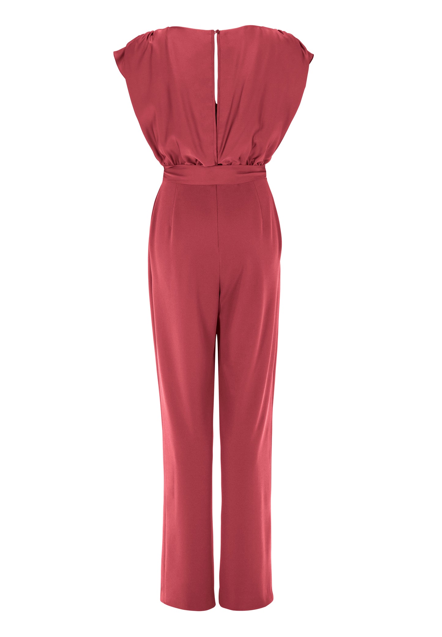 Jumpsuit mit Hose aus Crepe