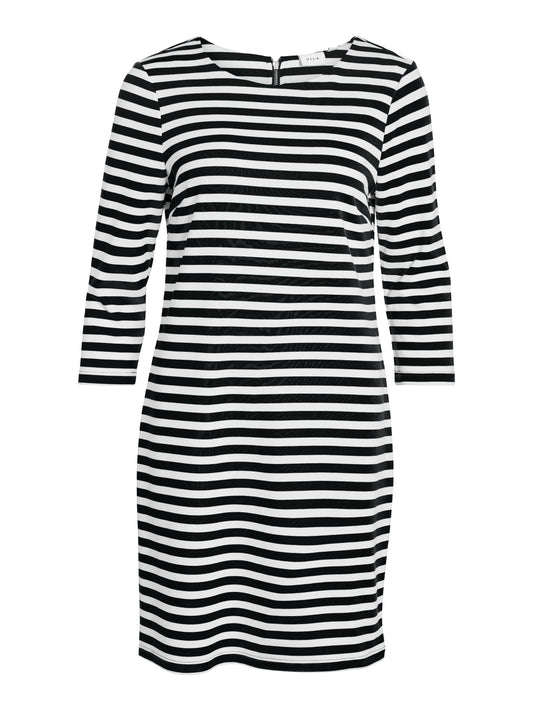 VININNY 3/4 O-NECK DRESS - NOOS