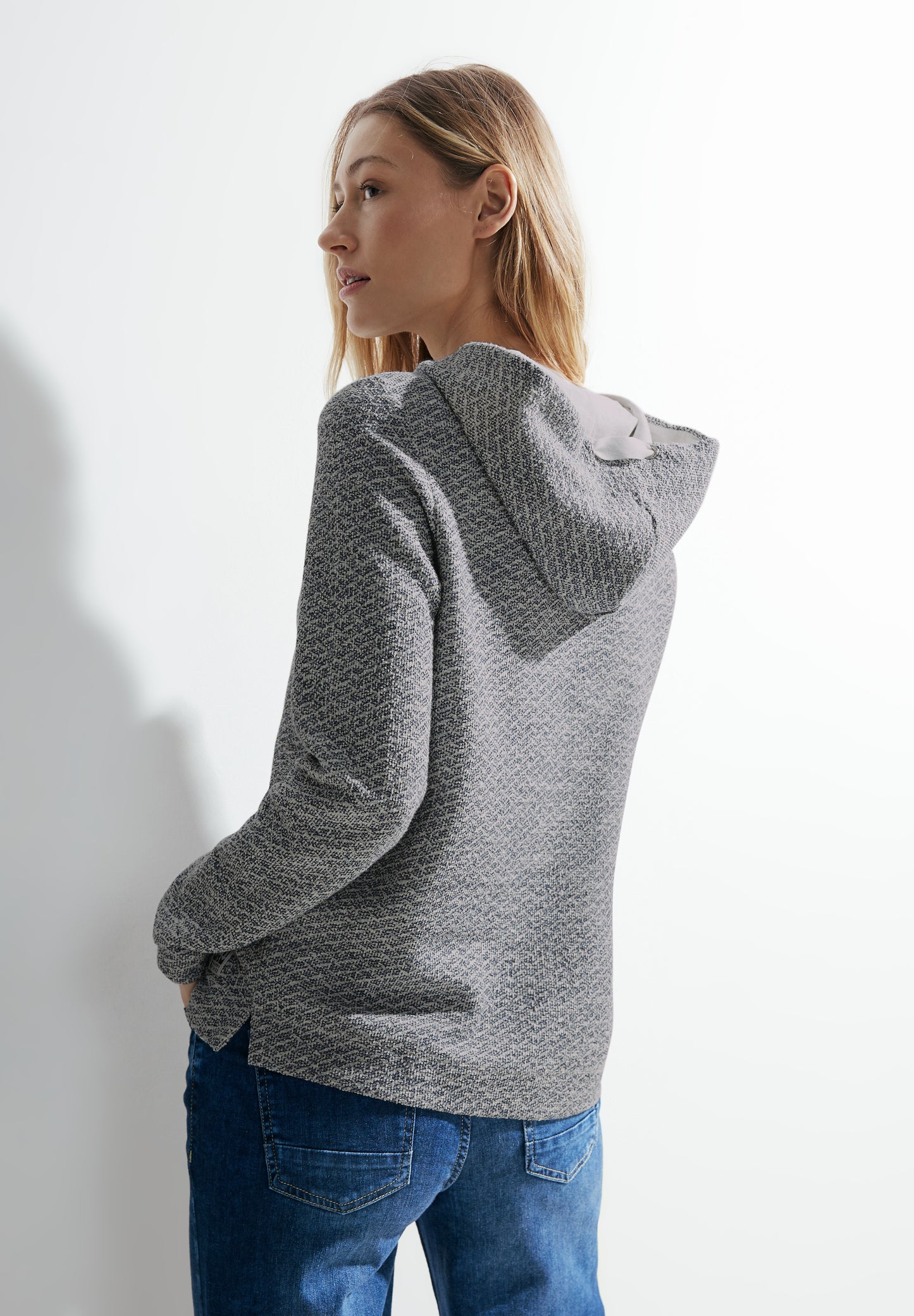 Bouclé Hoodieshirt