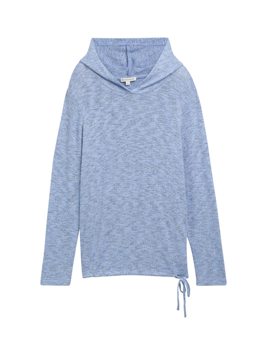 T-shirt moulinee hood