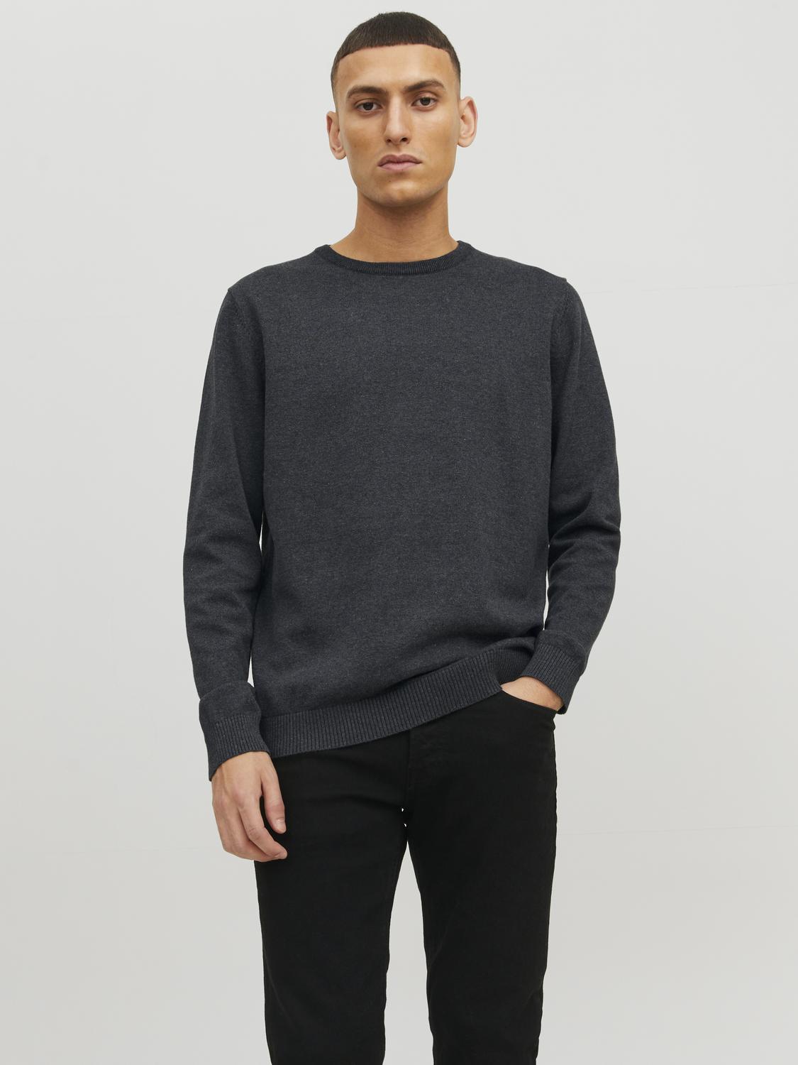 JJEBASIC KNIT CREW NECK NOOS