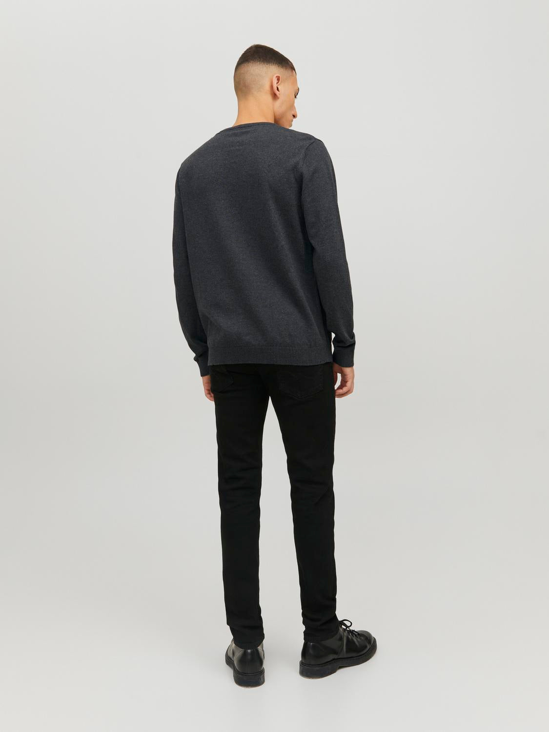 JJEBASIC KNIT CREW NECK NOOS