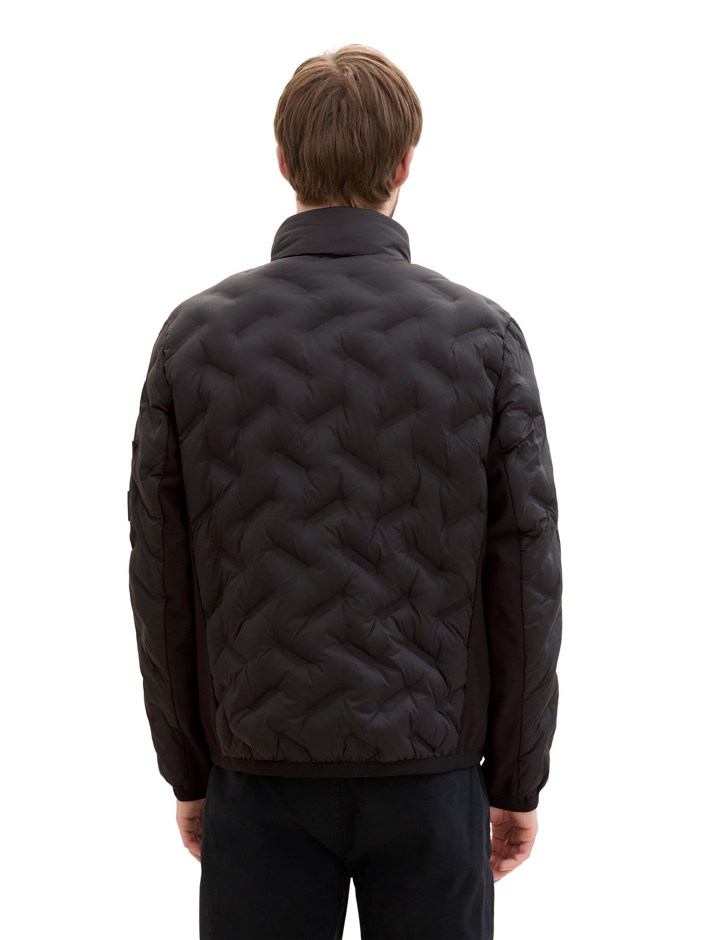 Hybrid Jacke mit abnehmbarer Kapuze