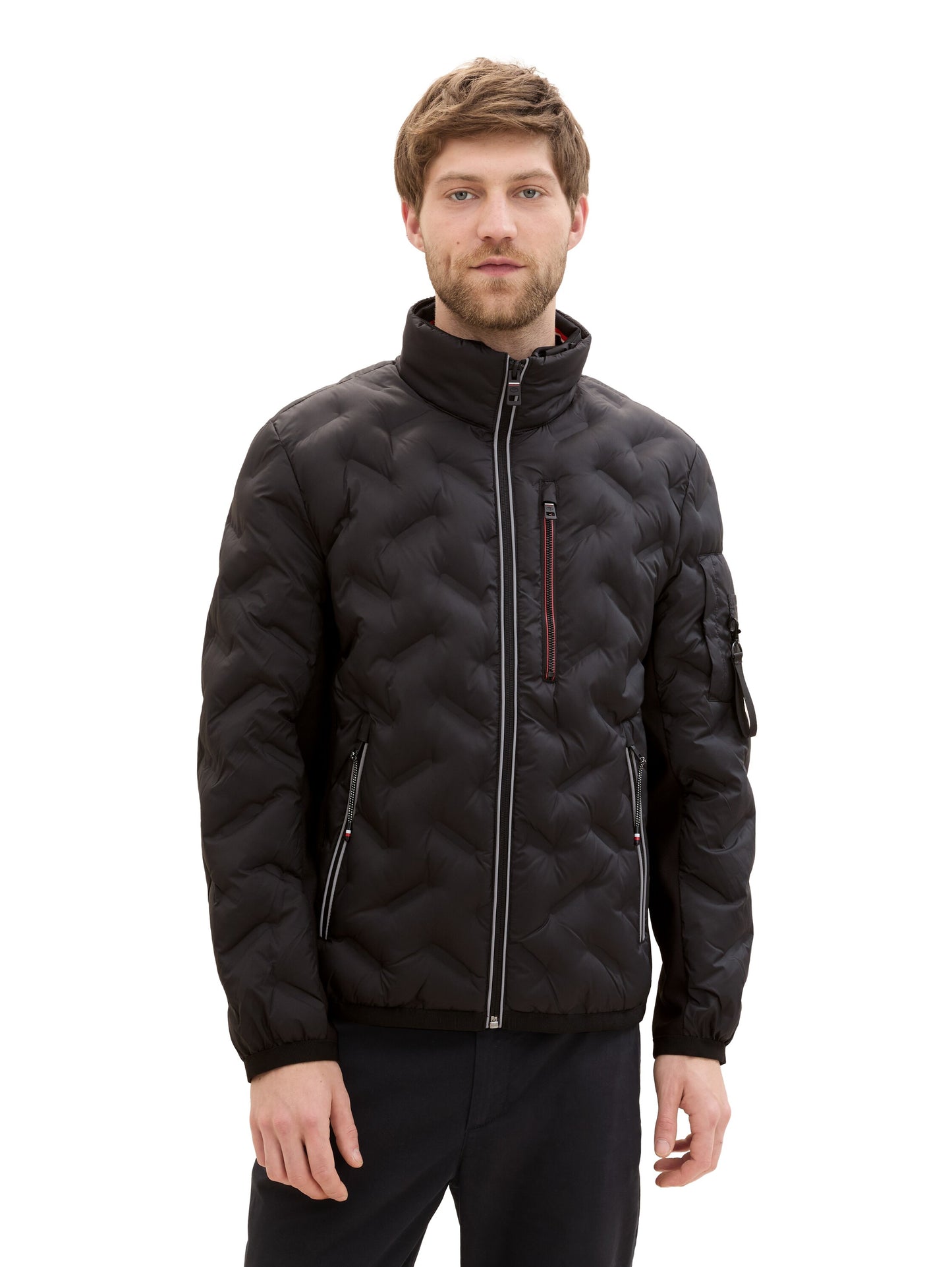 Hybrid Jacke mit abnehmbarer Kapuze