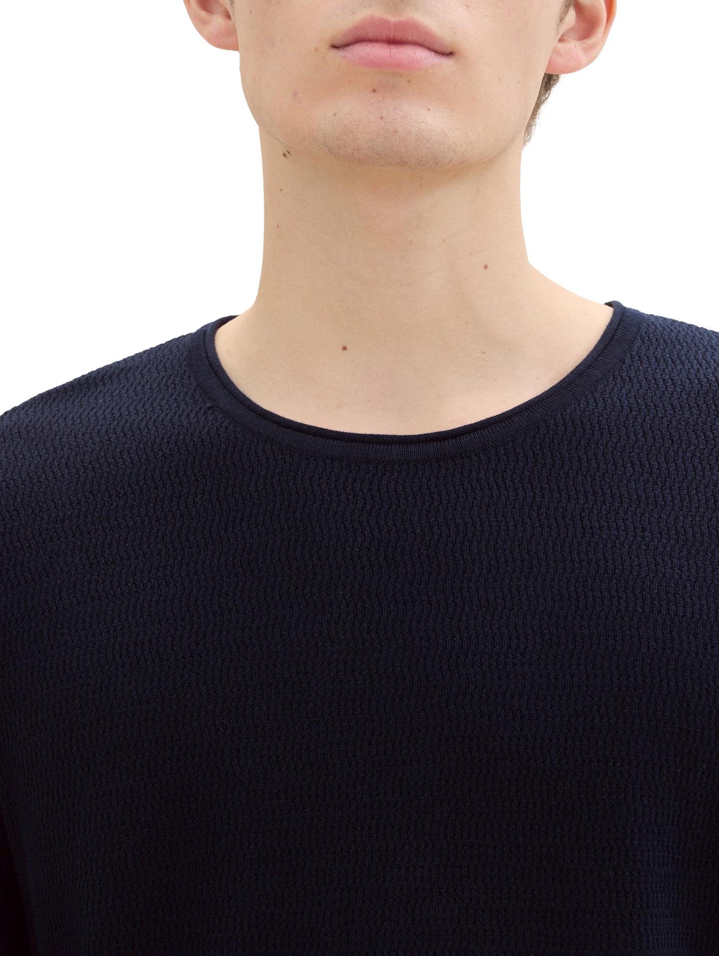 Strukturierter Pullover