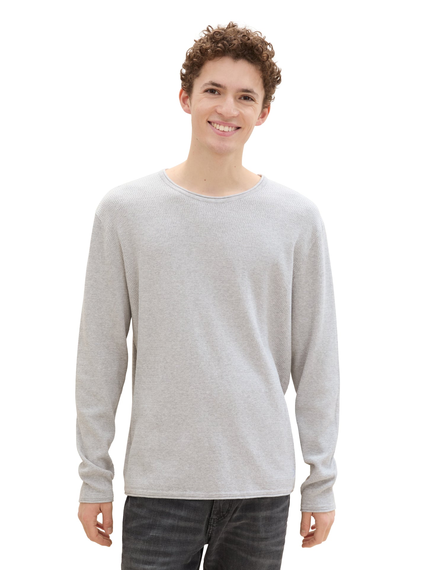 Strukturierter Pullover