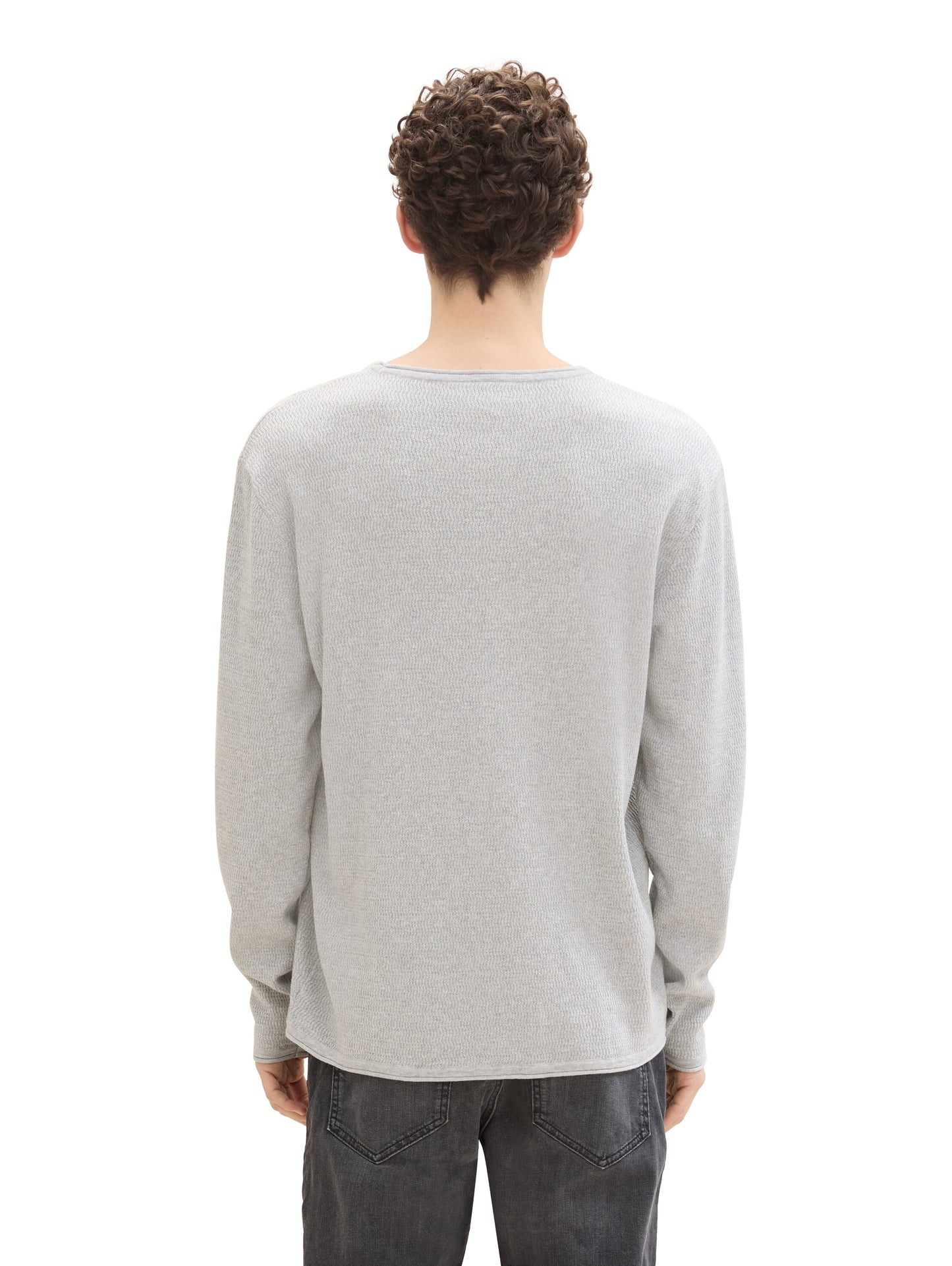 Strukturierter Pullover