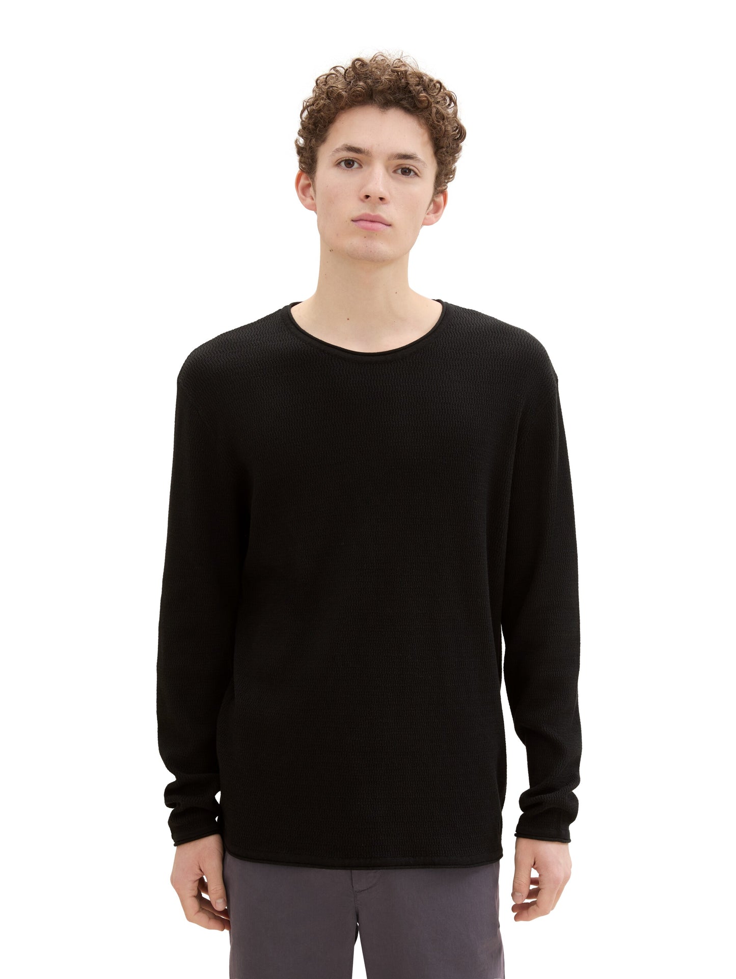 Strukturierter Pullover